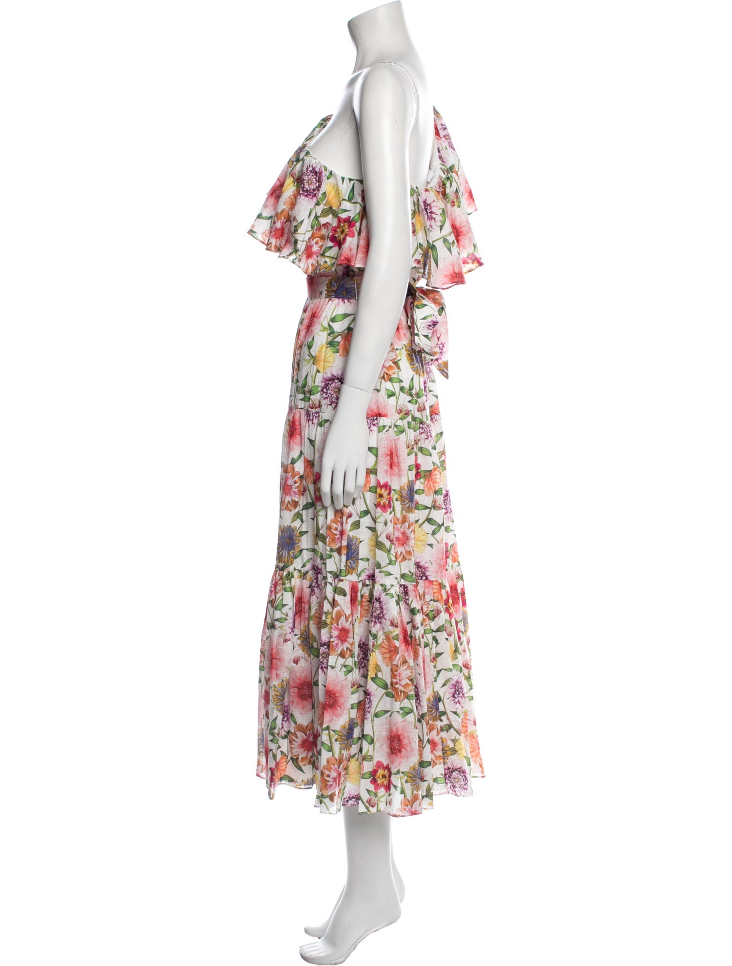 Zimmermann Floral Print Long Dress - Neutrals Dresses, Clothing ...