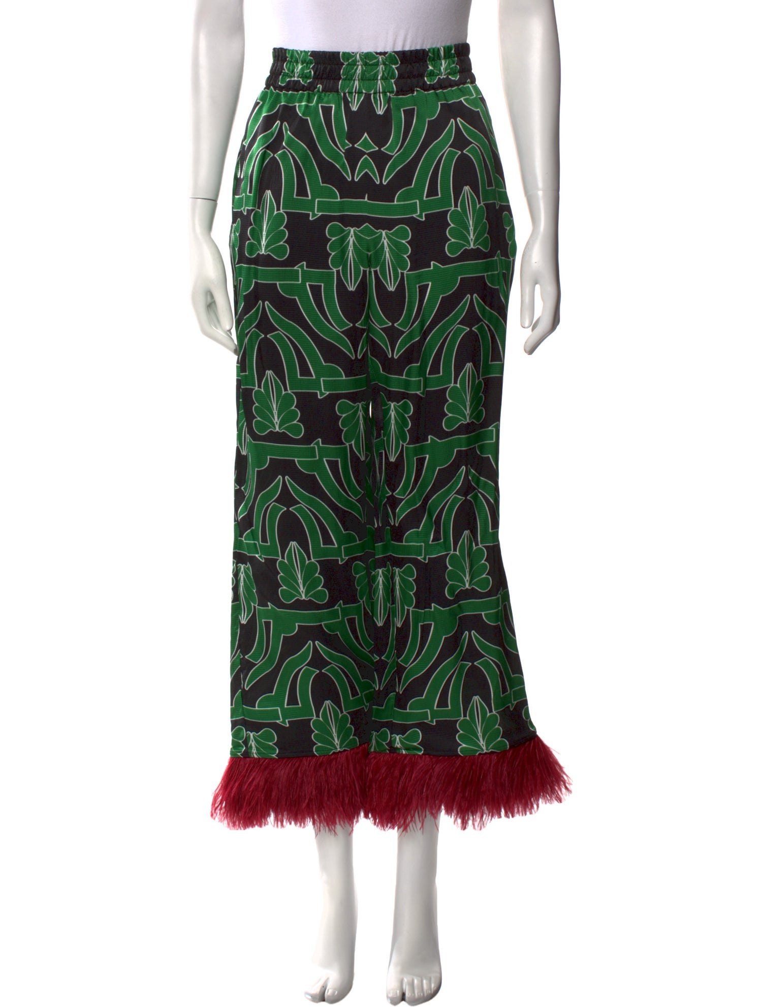 Borgo De Nor Printed Wide Leg Pants