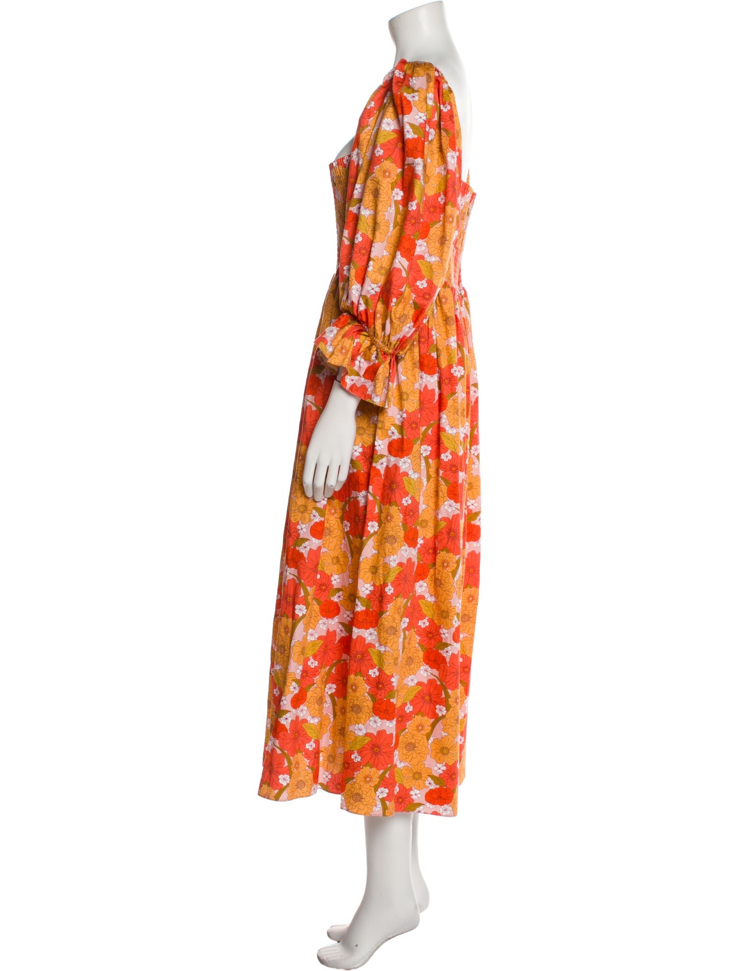 Borgo De Nor Floral Print Long Dress