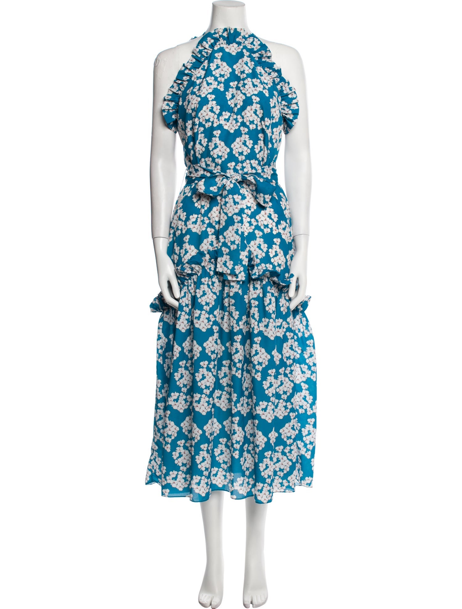 Borgo De Nor Floral Print Long Dress