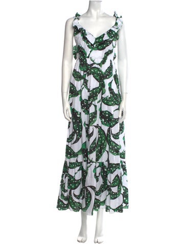 Borgo De Nor Dresses Printed Long Dress Us2, UK6 | XS