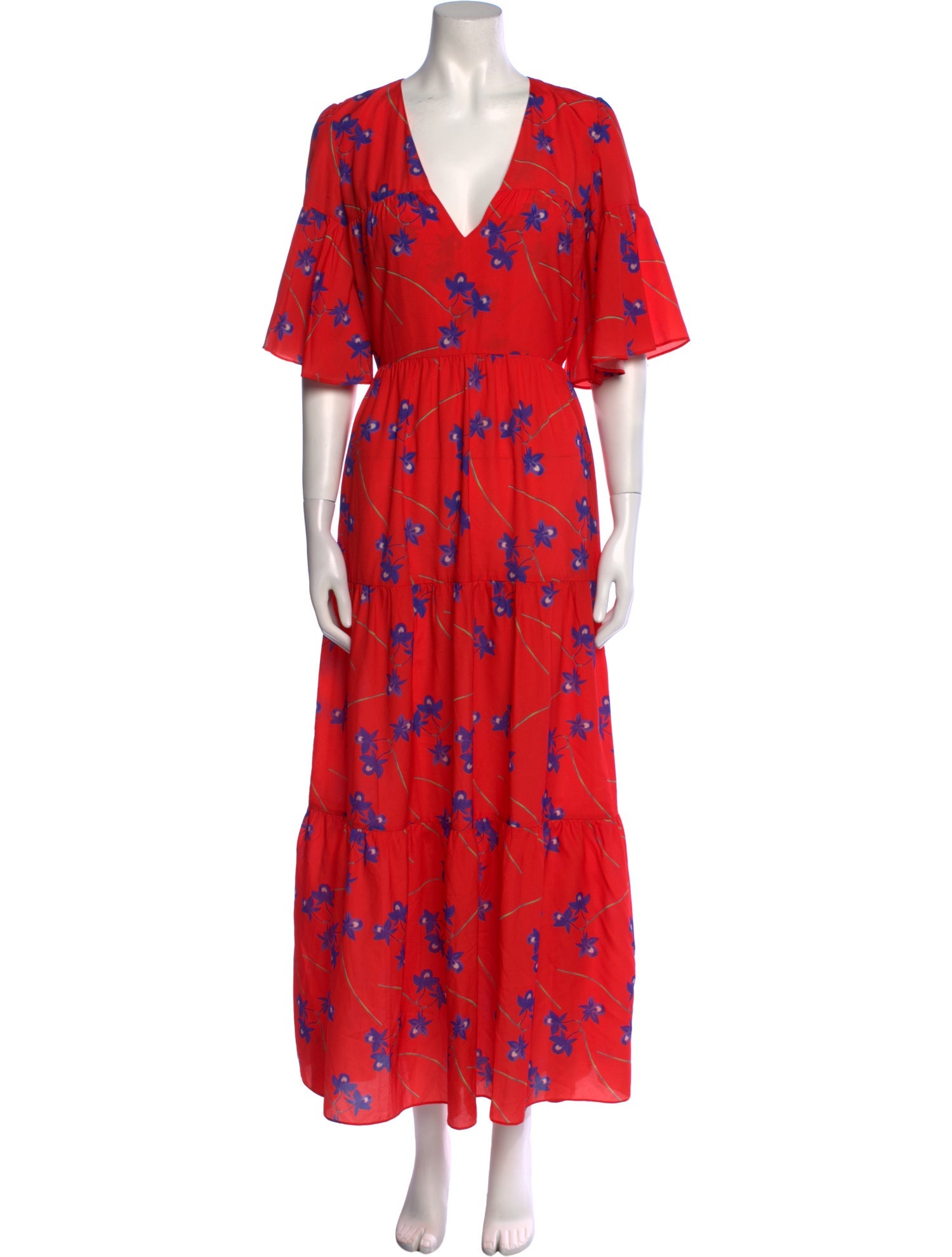Borgo De Nor Floral Print Long Dress
