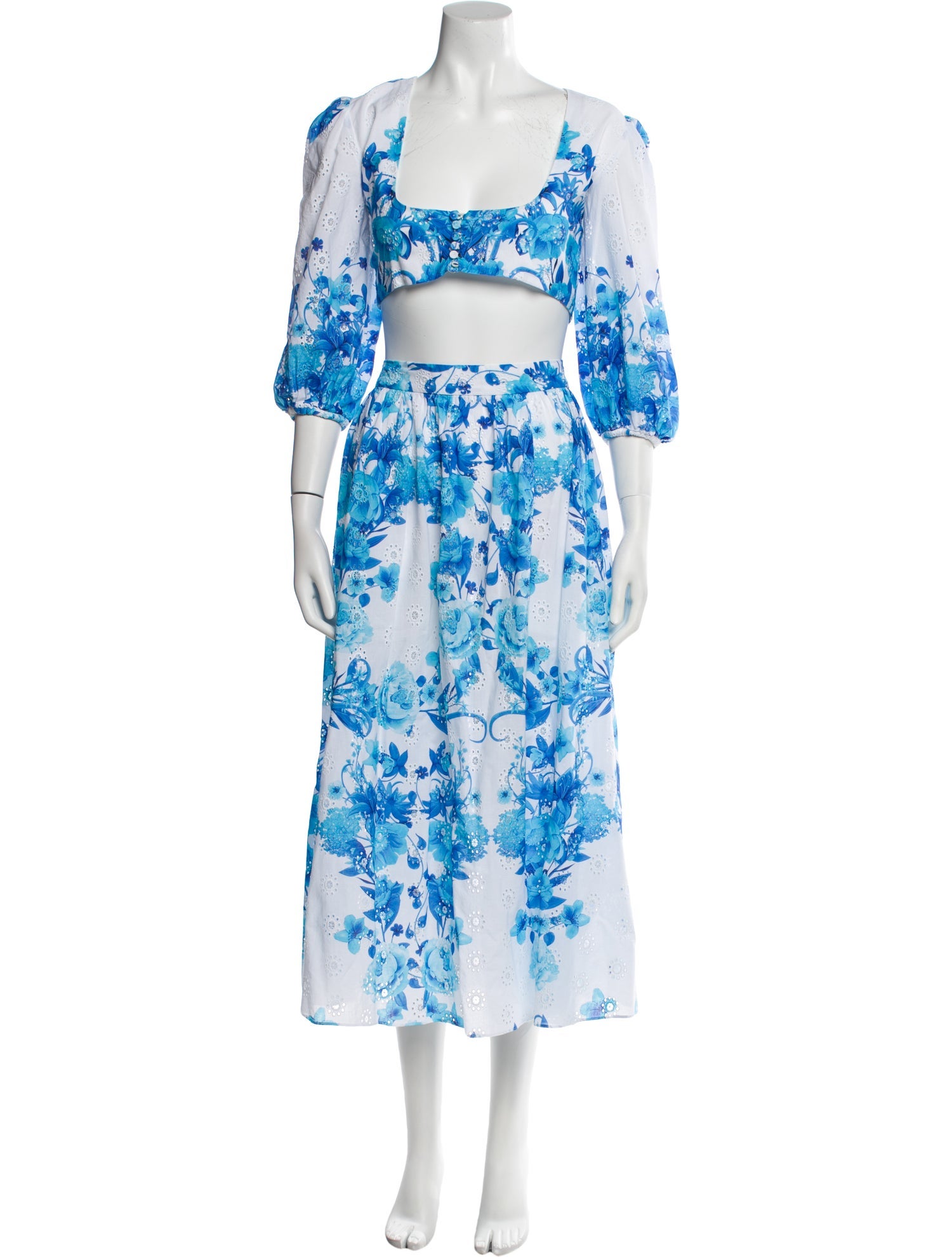 Borgo De Nor Printed Skirt Set