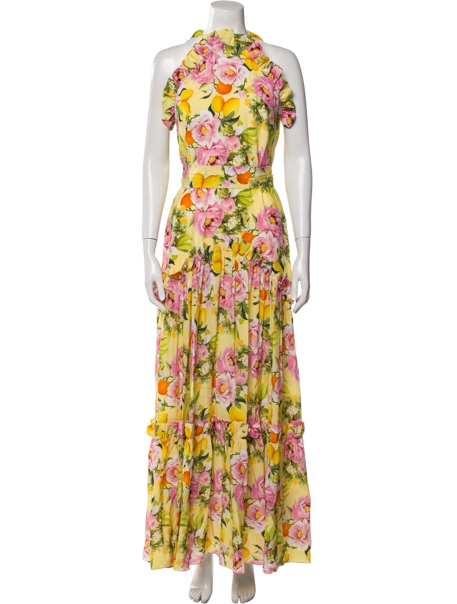 Borgo De Nor Silk Long Dress