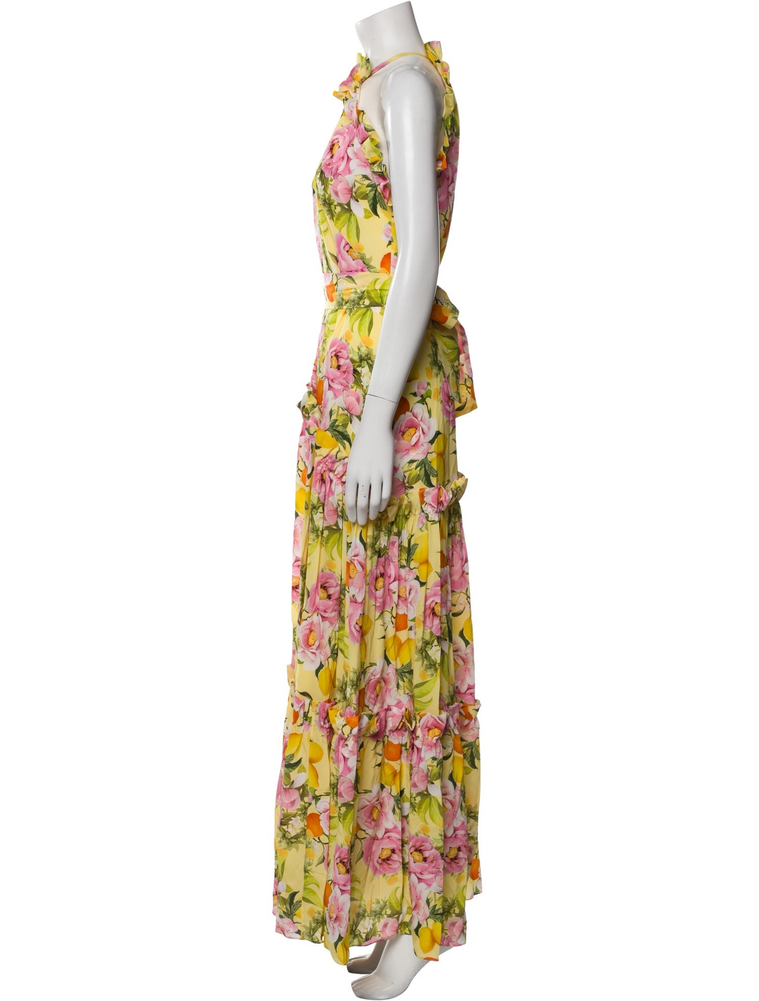Borgo De Nor Silk Long Dress