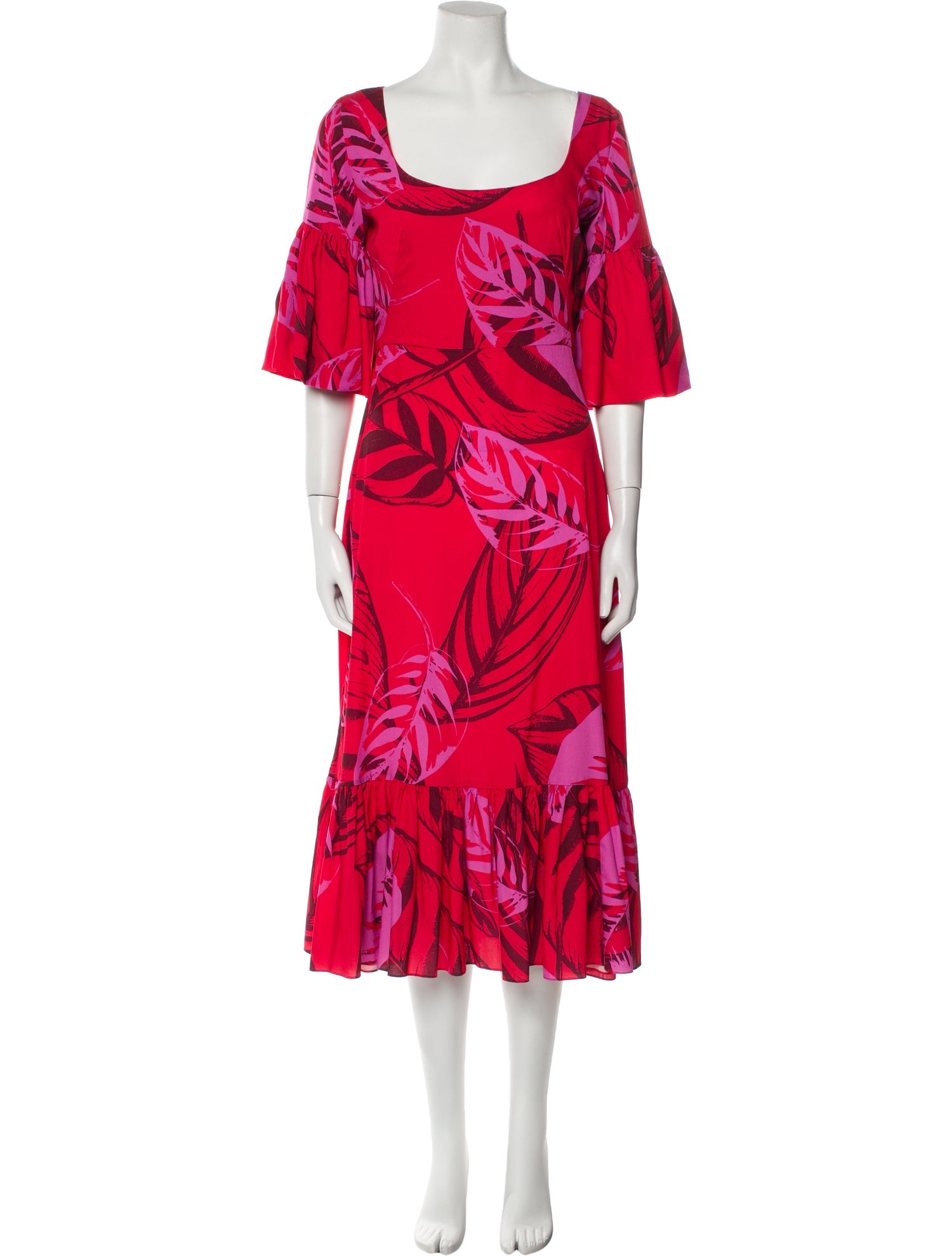 Borgo De Nor Printed Midi Length Dress