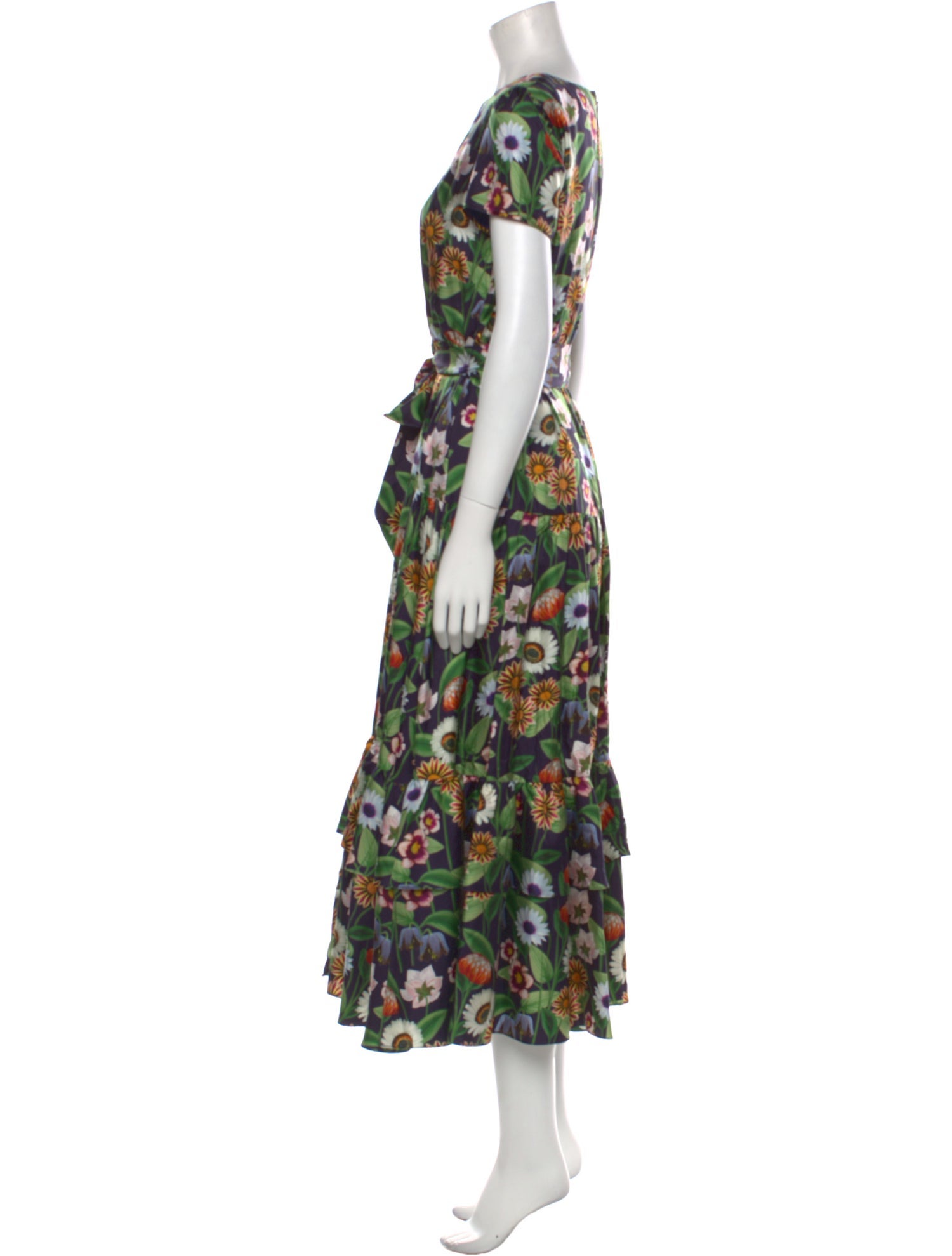 Borgo De Nor Silk Long Dress