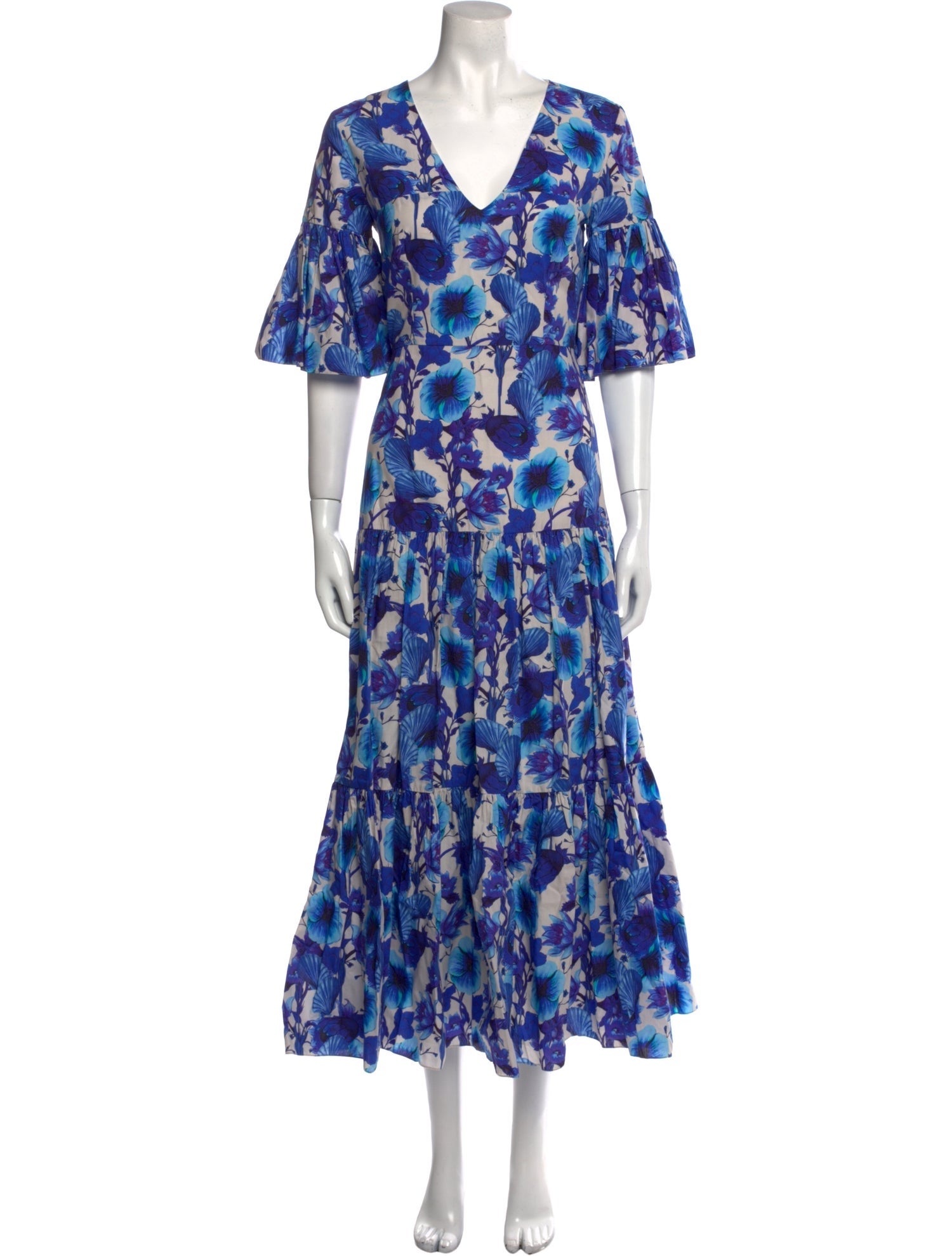 Borgo De Nor Floral Print Long Dress