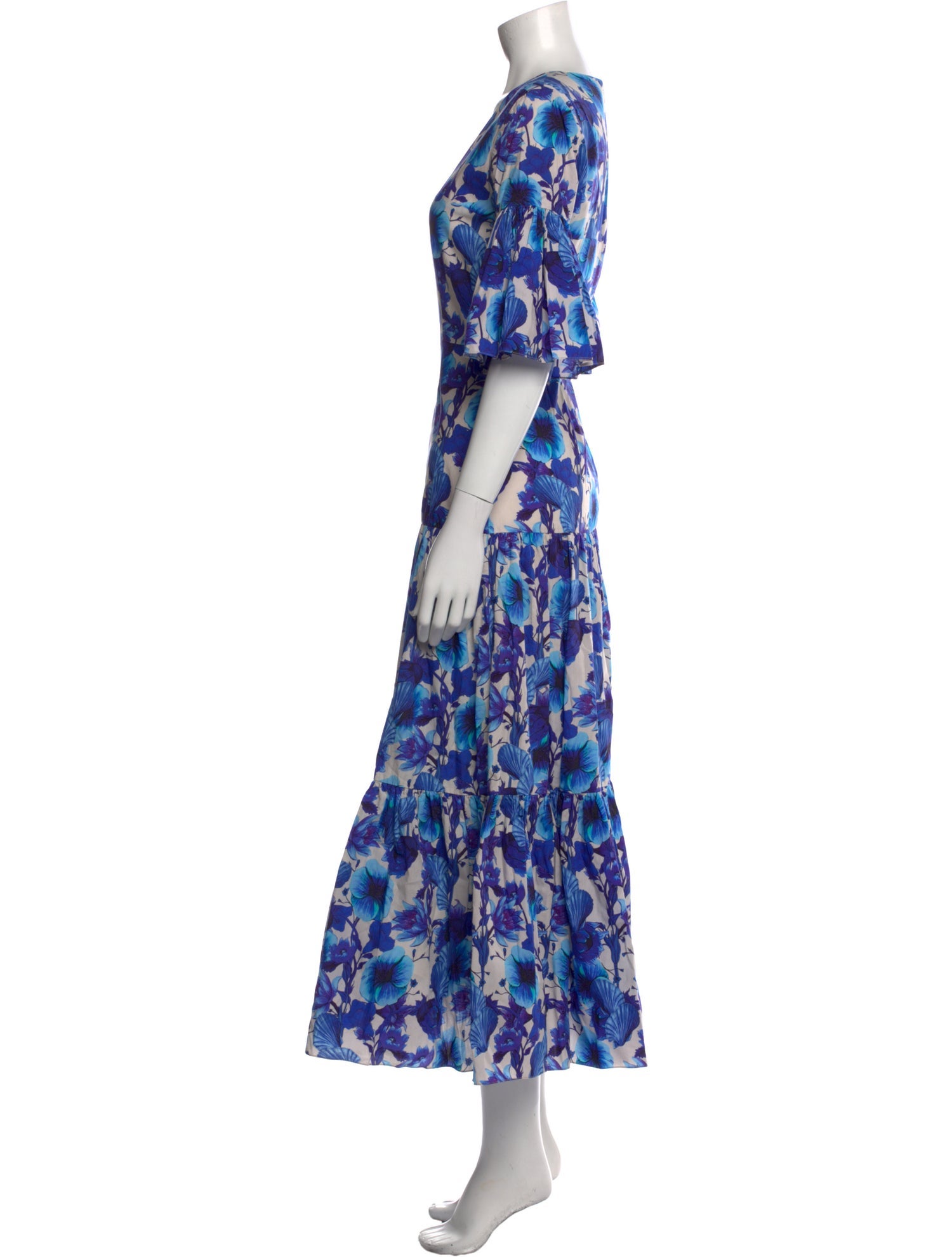 Borgo De Nor Floral Print Long Dress