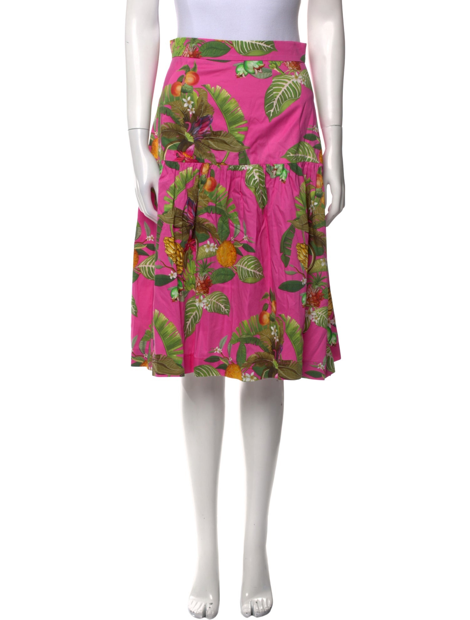 Borgo De Nor Floral Print Knee-Length Skirt