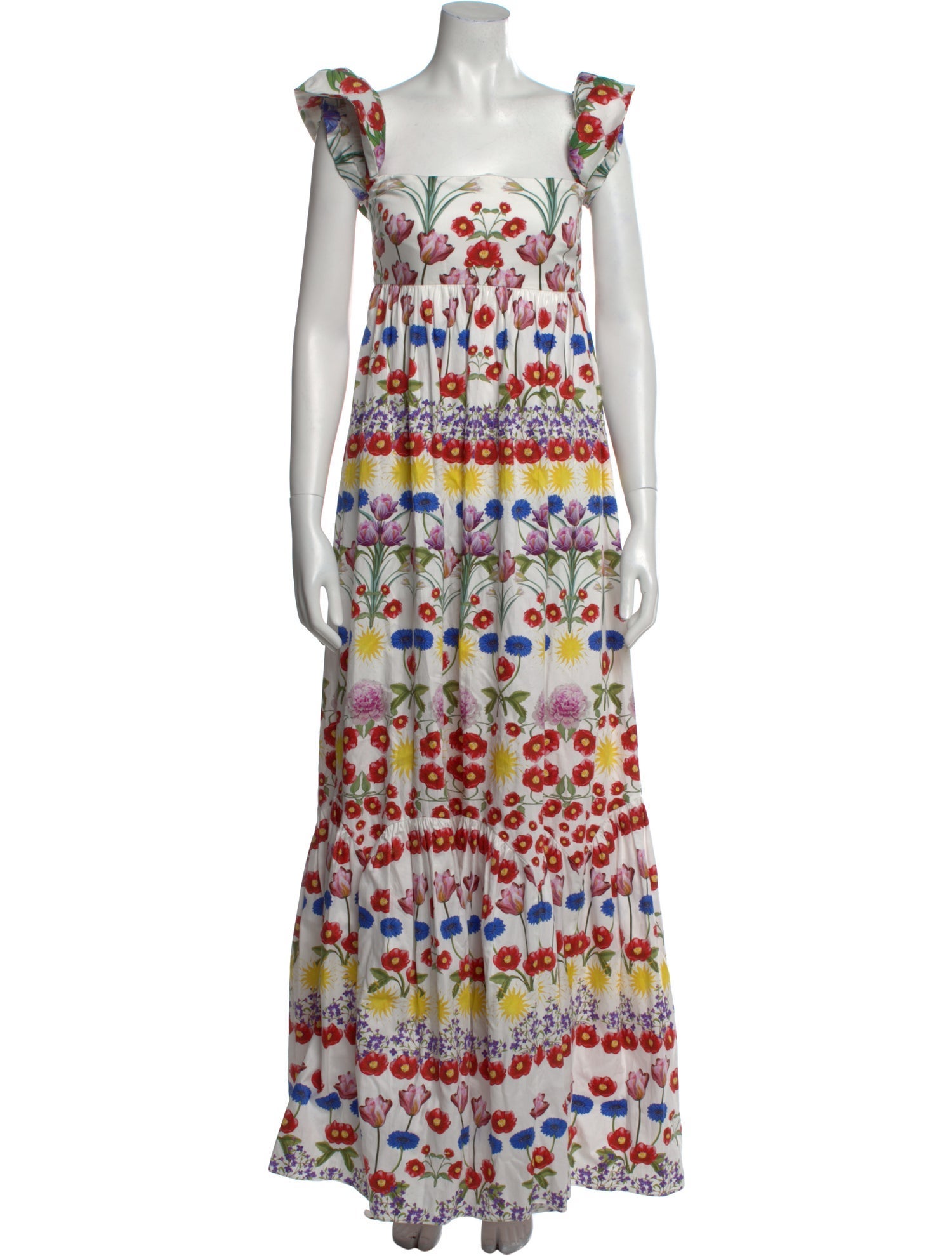 Borgo De Nor Printed Long Dress w/ Tags