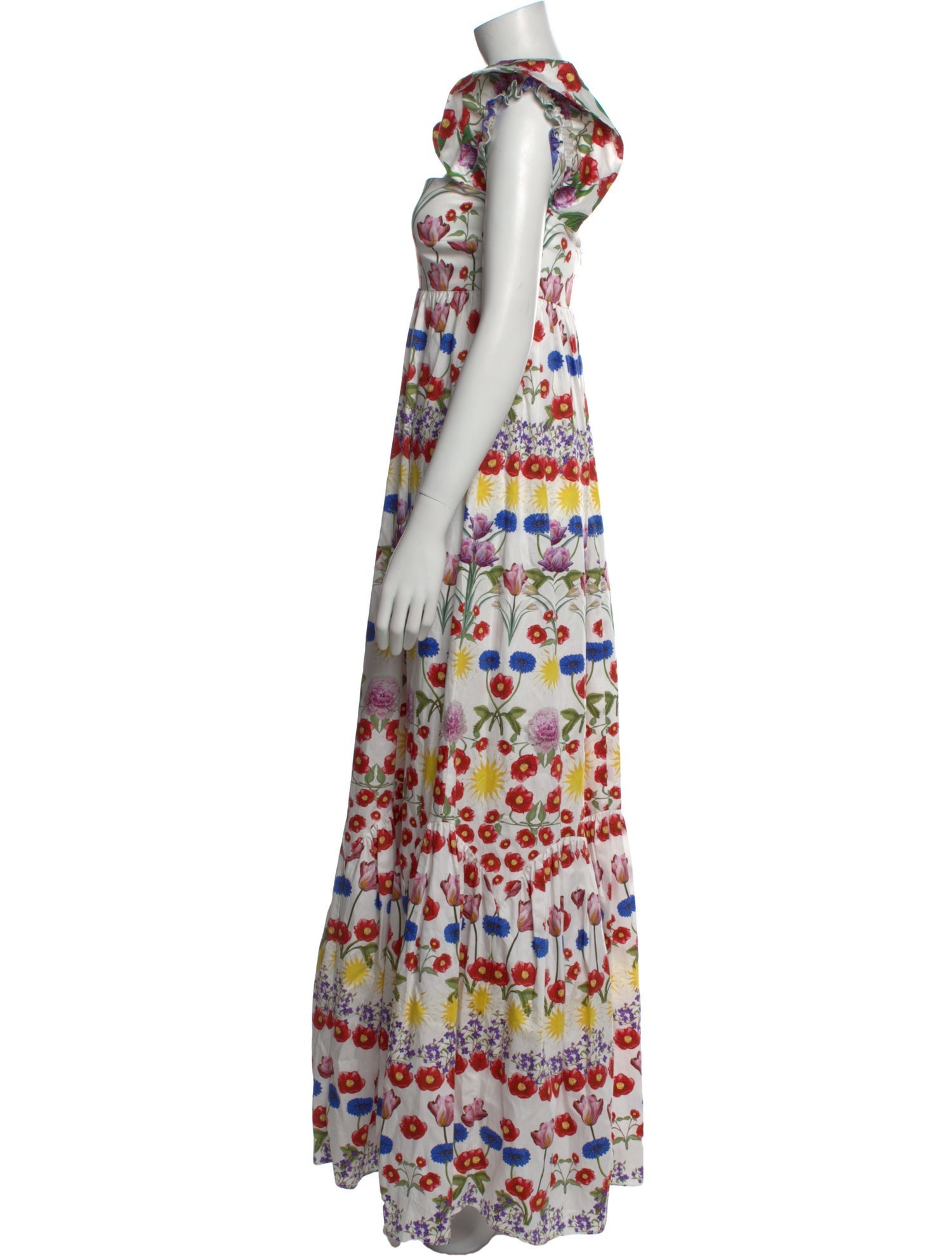 Borgo De Nor Printed Long Dress w/ Tags