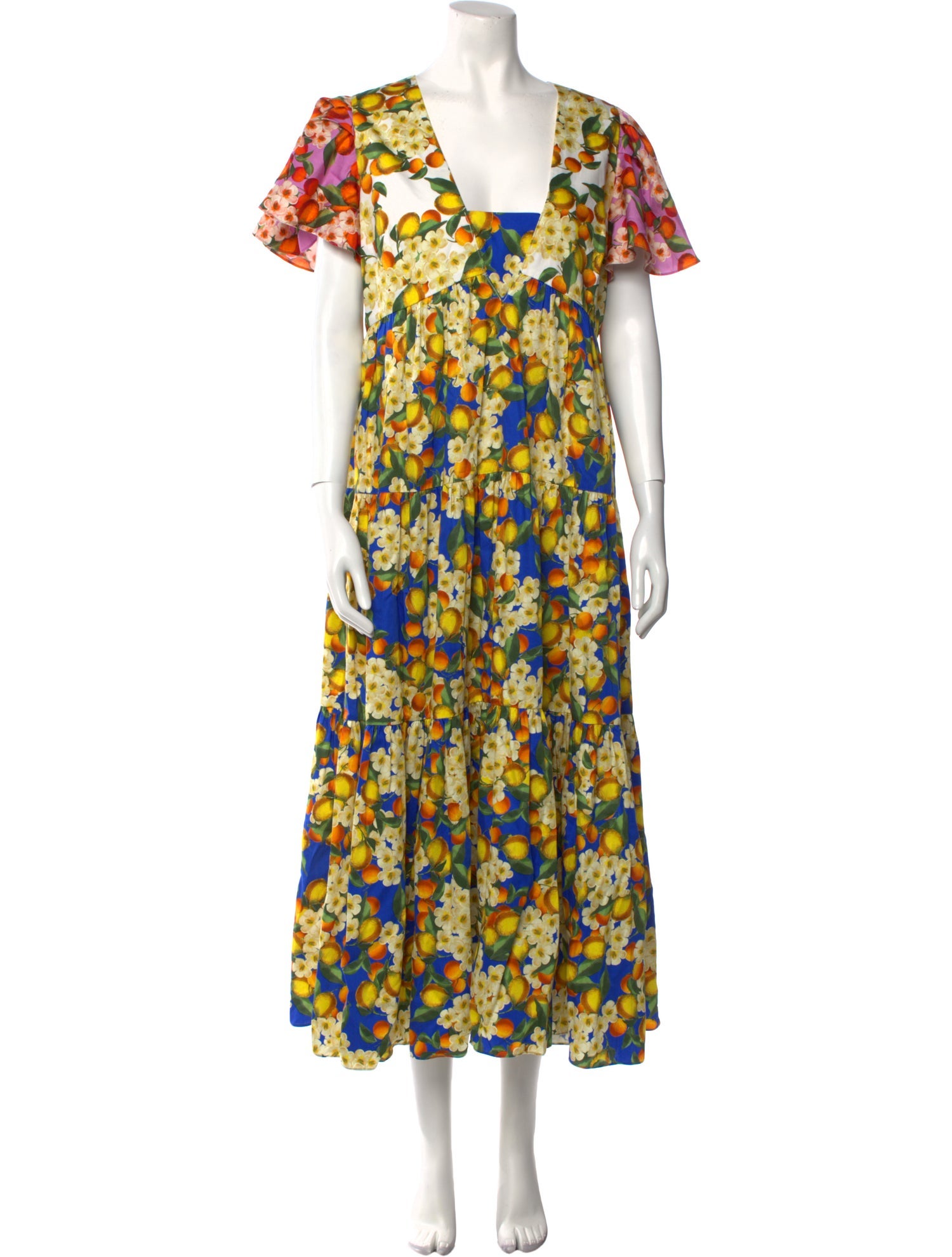 Borgo De Nor Floral Print Long Dress