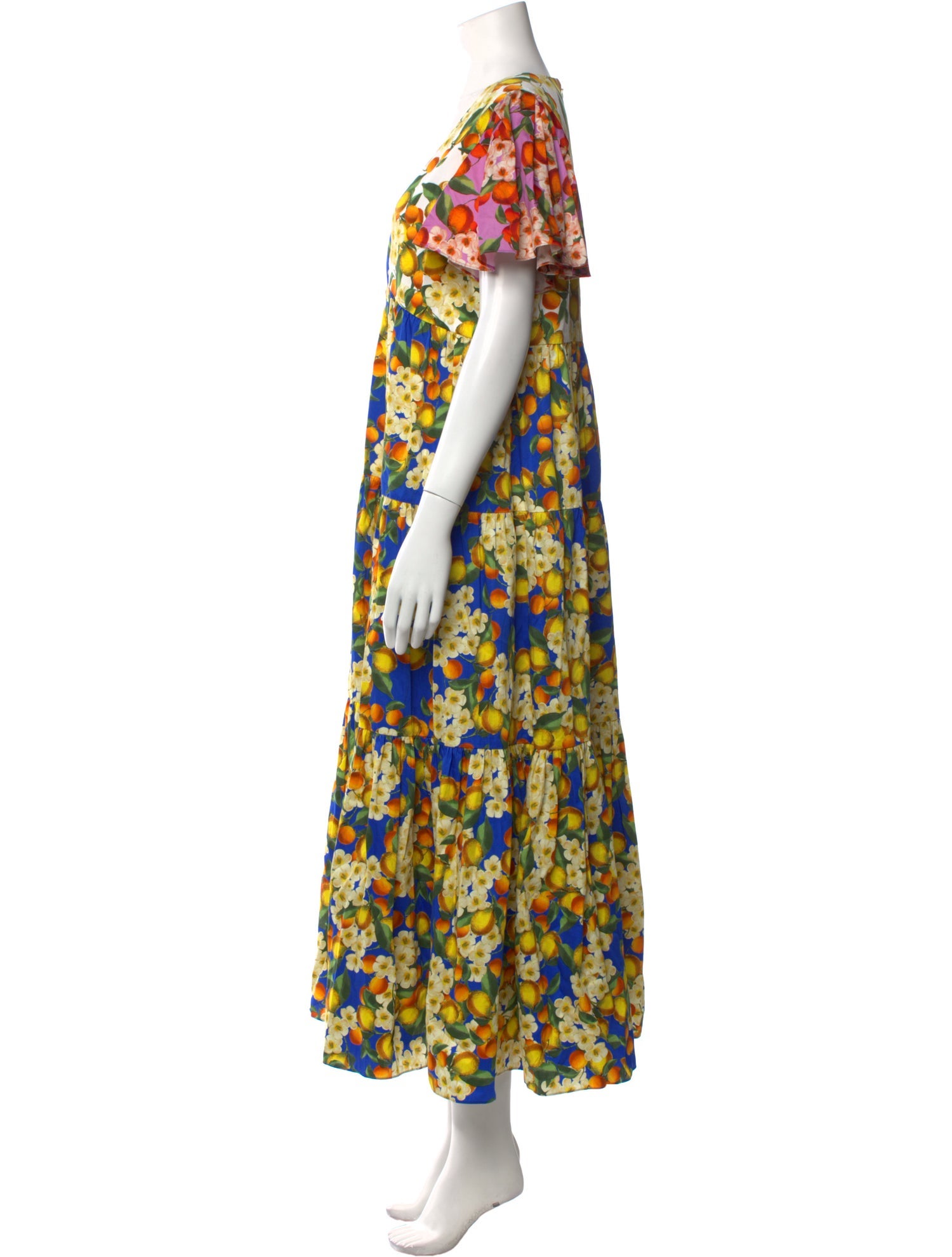 Borgo De Nor Floral Print Long Dress