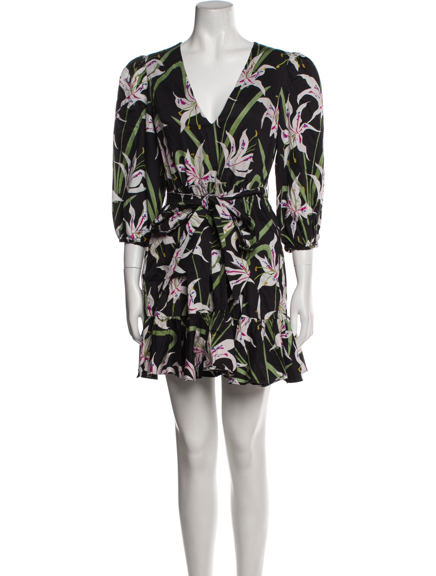 Borgo De Nor Floral Print Mini Dress