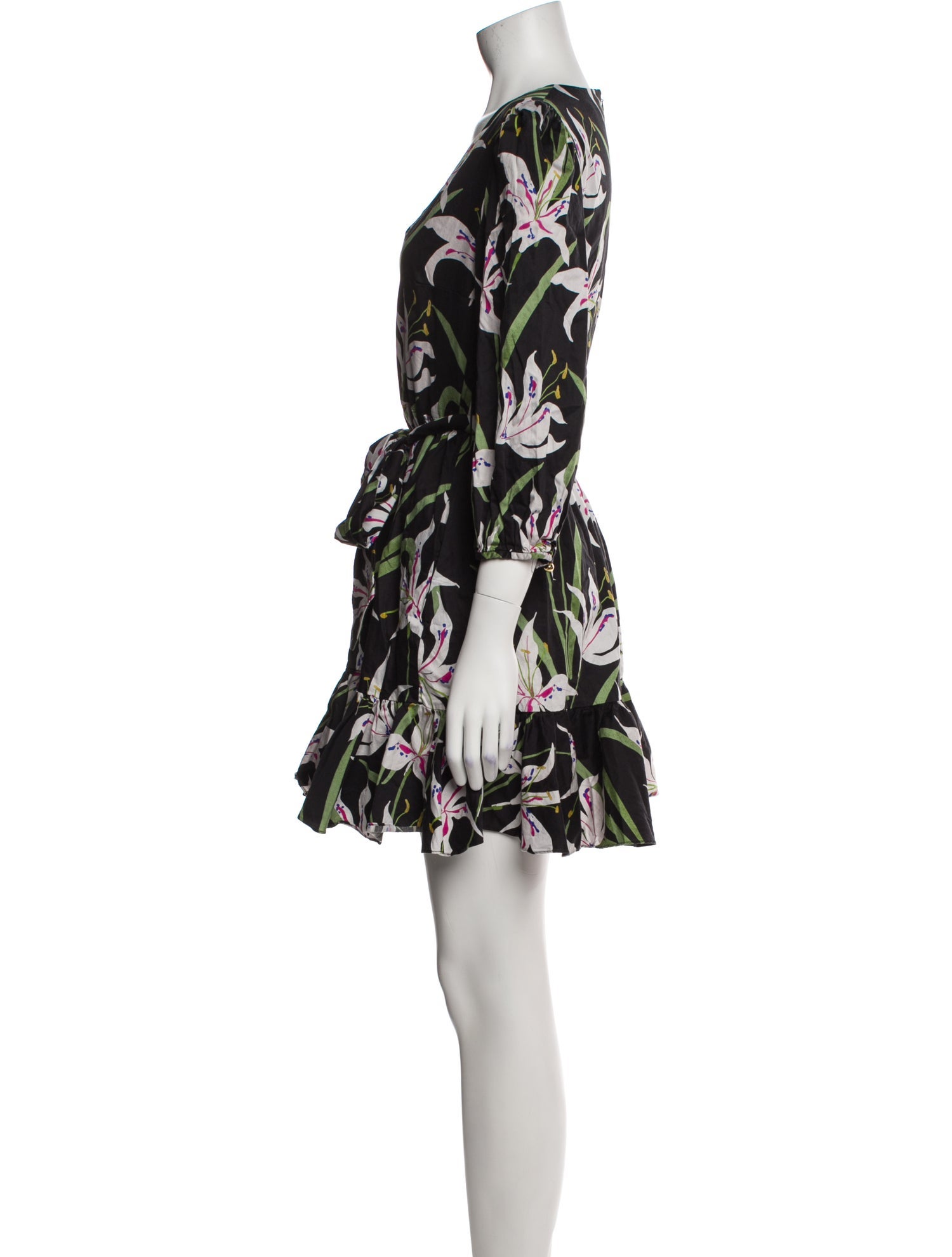 Borgo De Nor Floral Print Mini Dress
