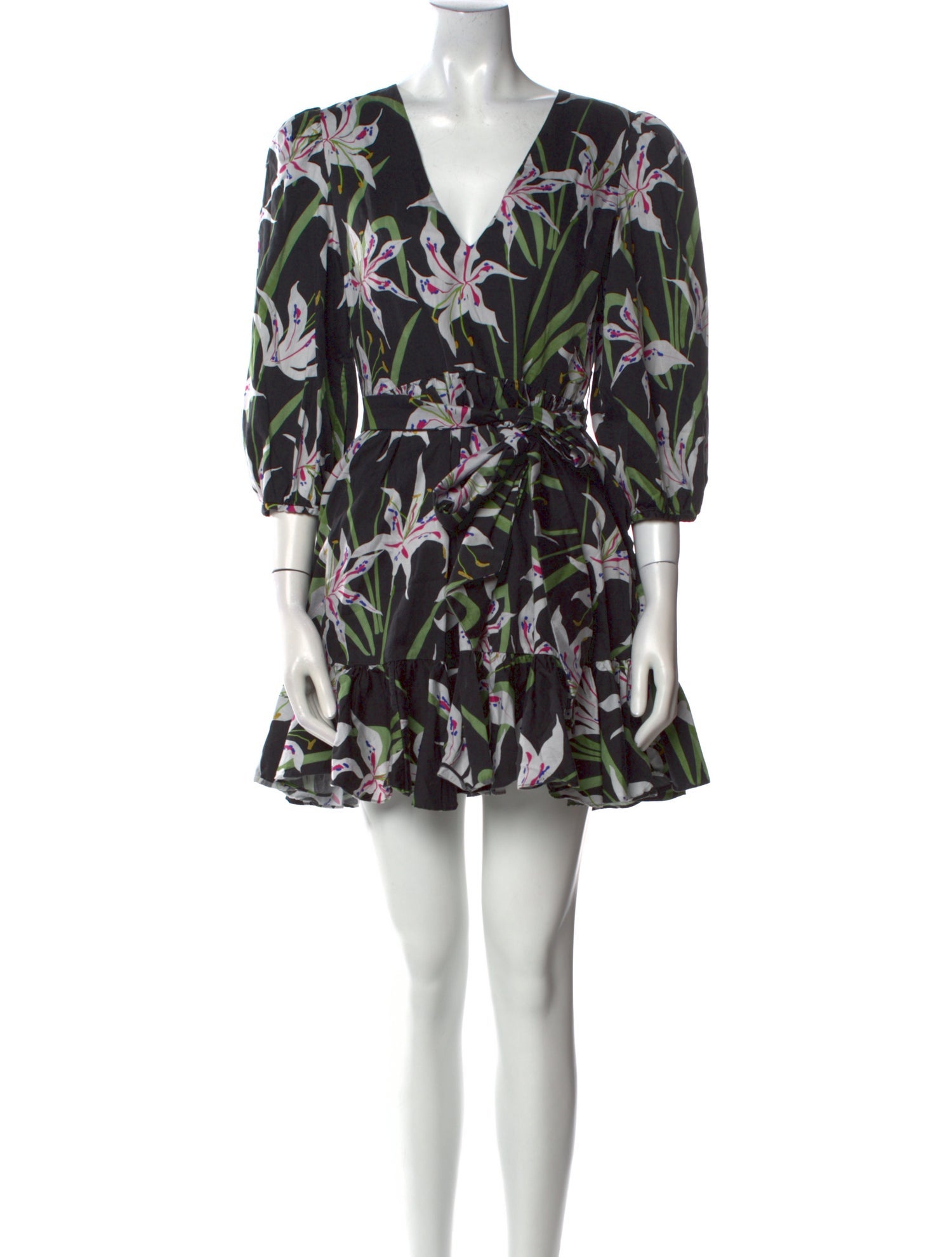 Borgo De Nor Floral Print Mini Dress