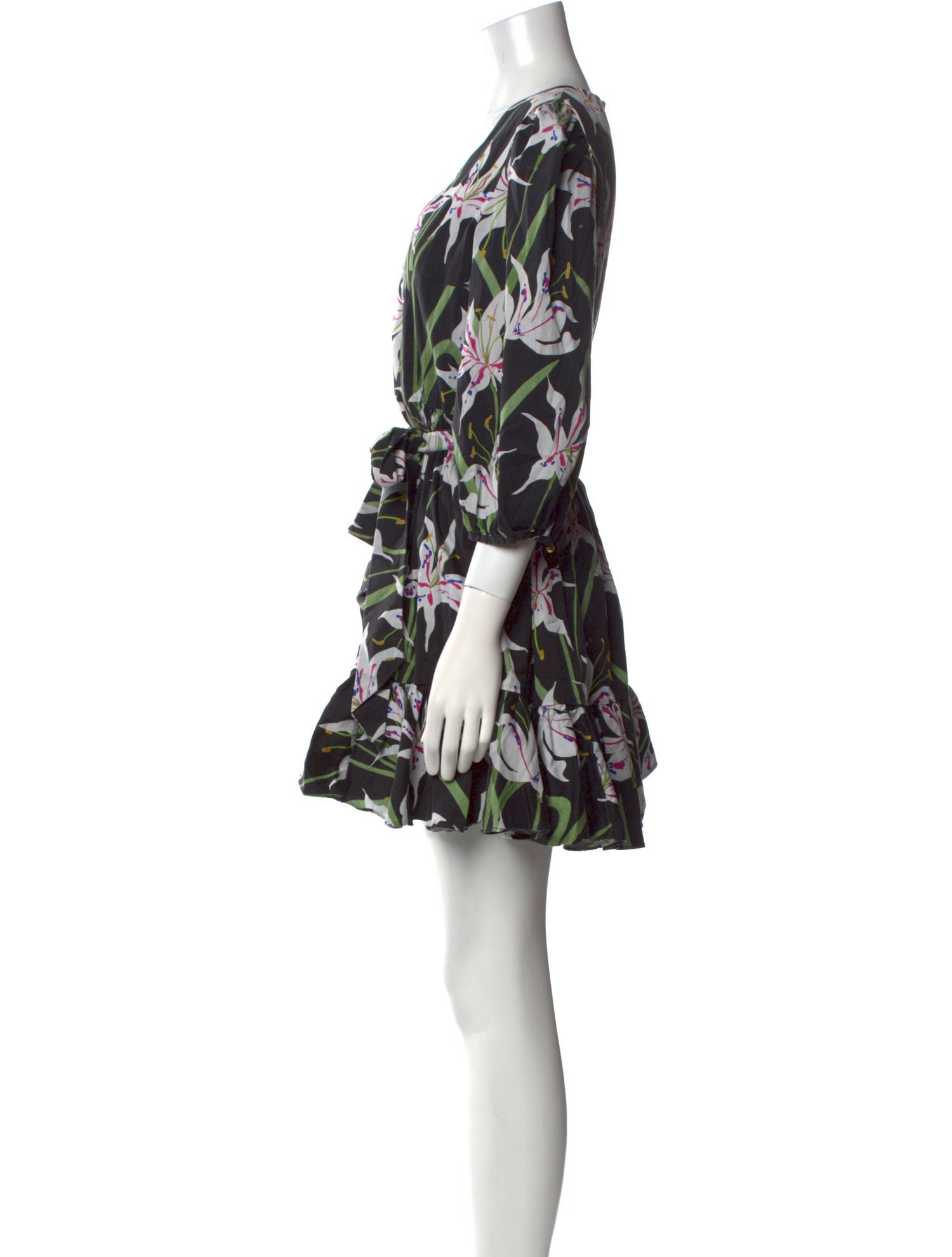 Borgo De Nor Floral Print Mini Dress