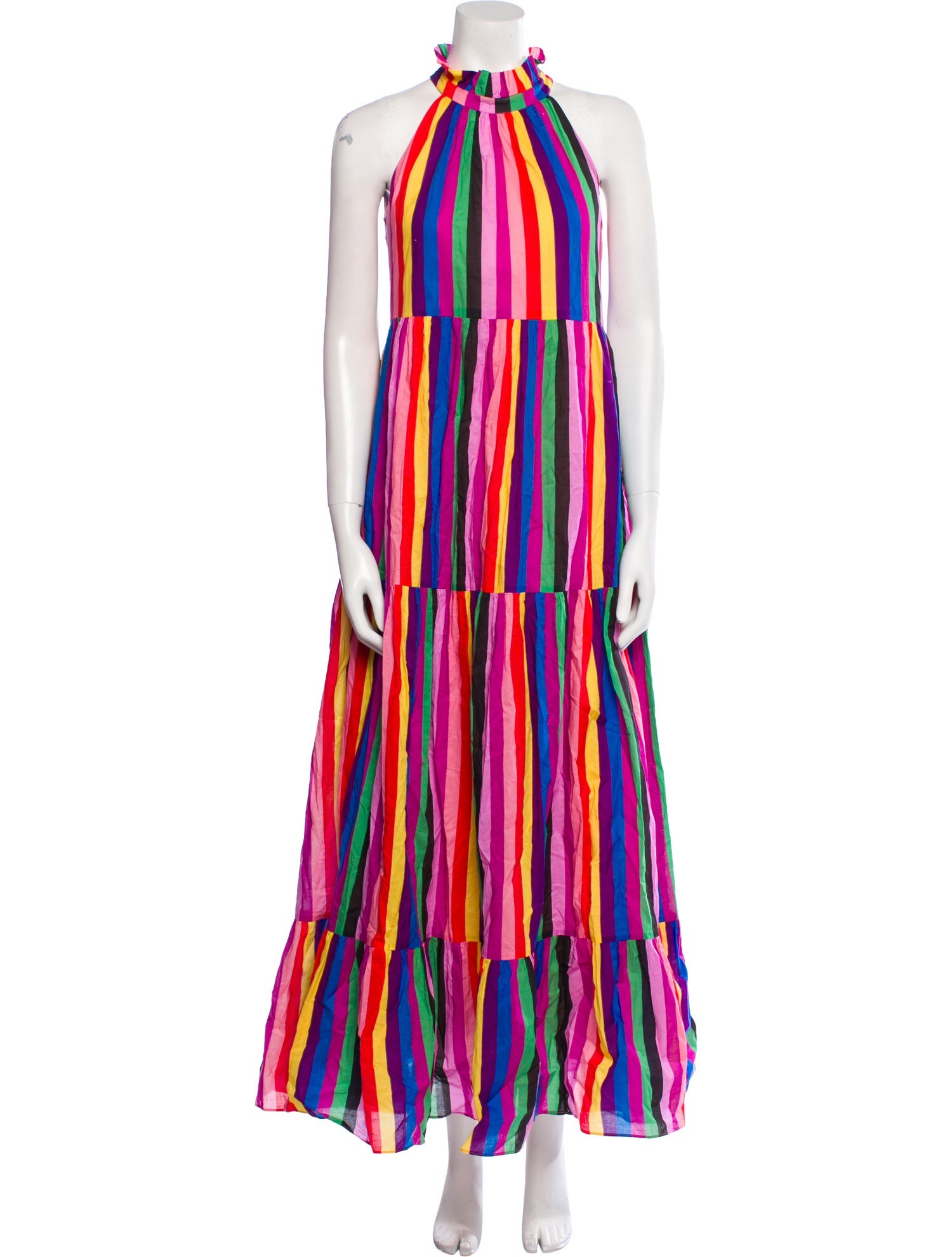 Borgo De Nor Striped Long Dress
