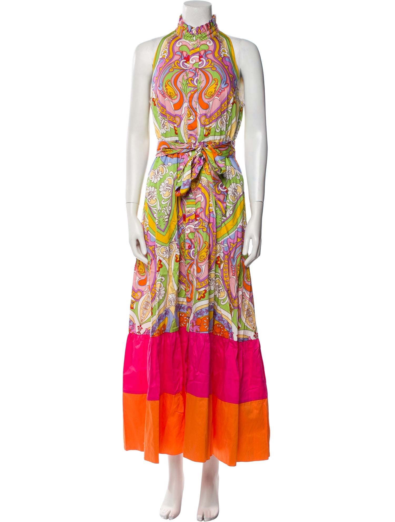 Borgo De Nor Paisley Print Long Dress