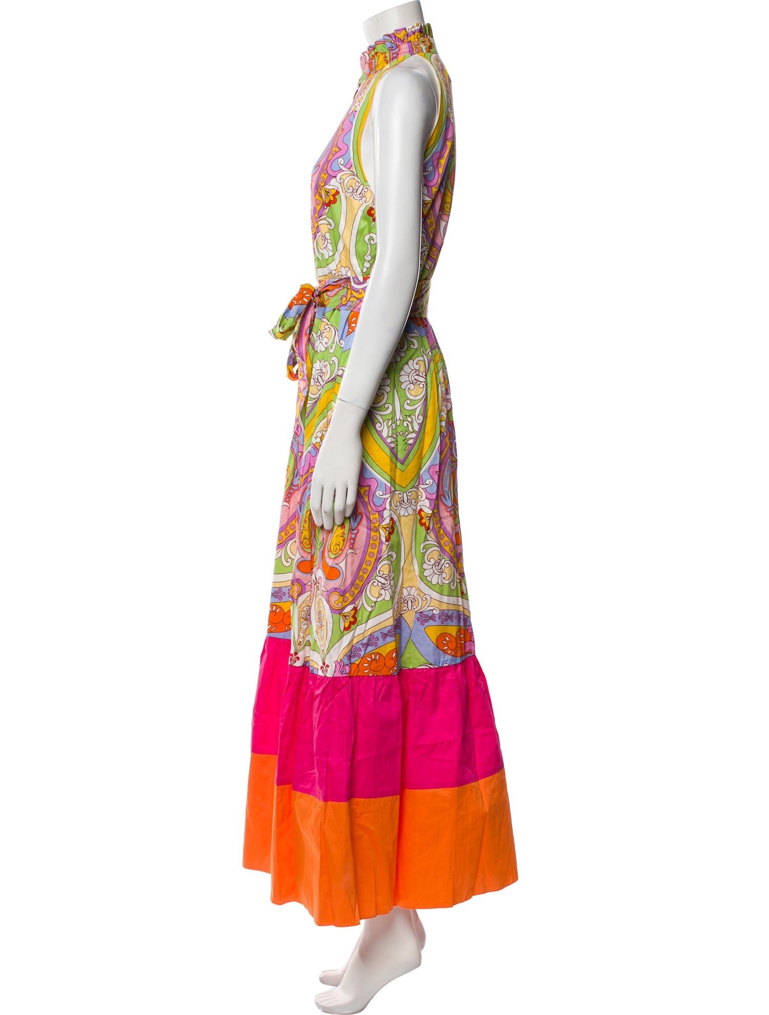 Borgo De Nor Paisley Print Long Dress