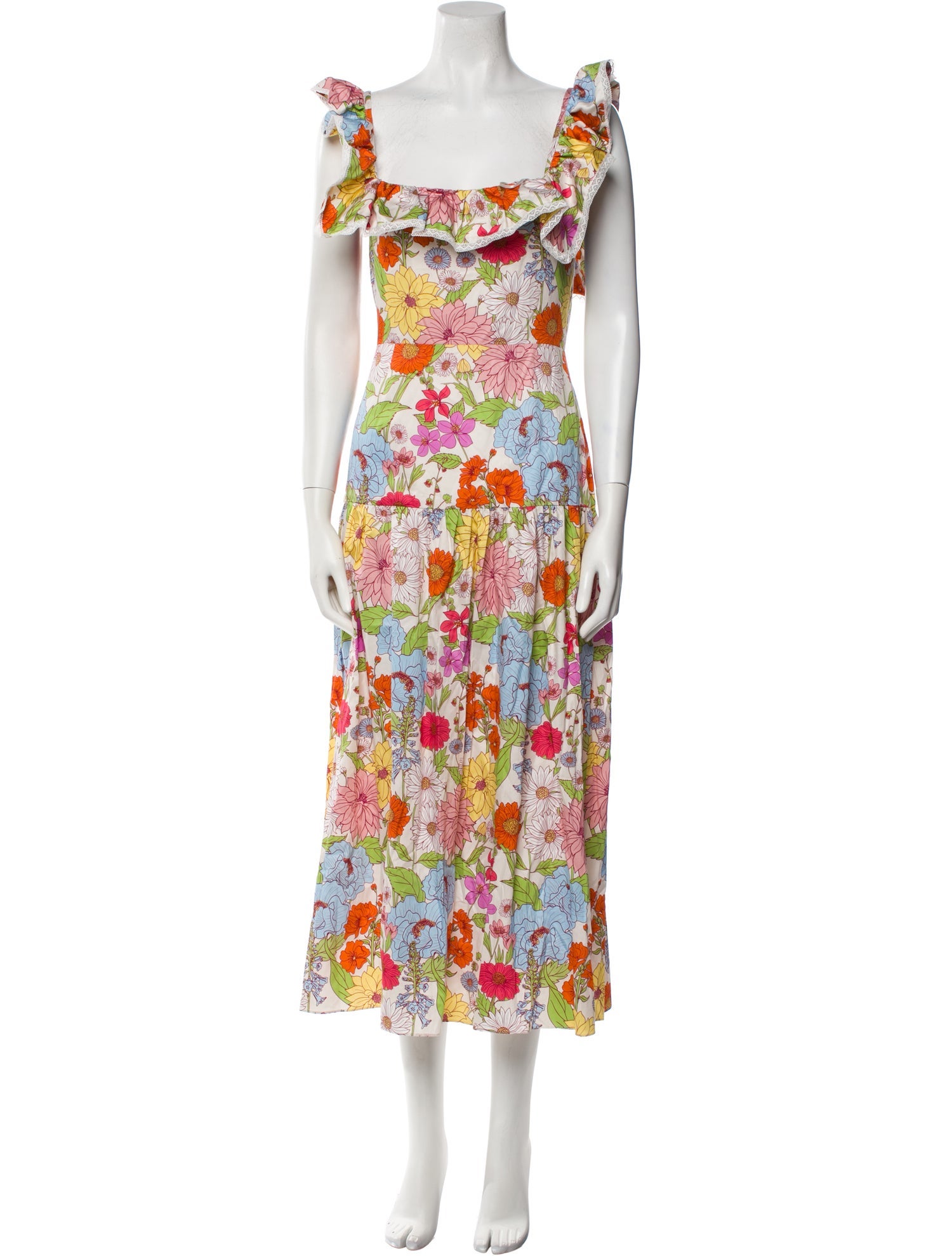 Borgo De Nor Floral Print Long Dress