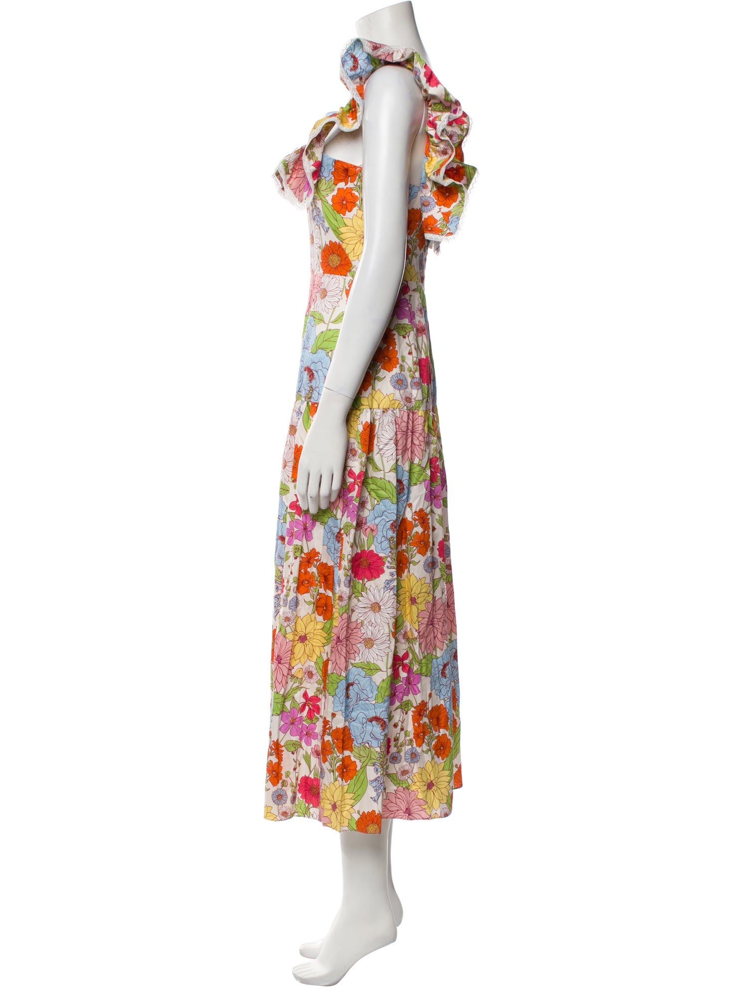 Borgo De Nor Floral Print Long Dress