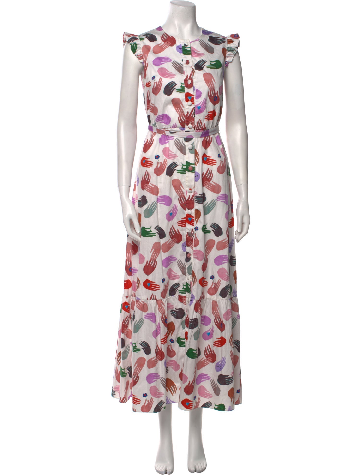 Borgo De Nor Floral Print Long Dress