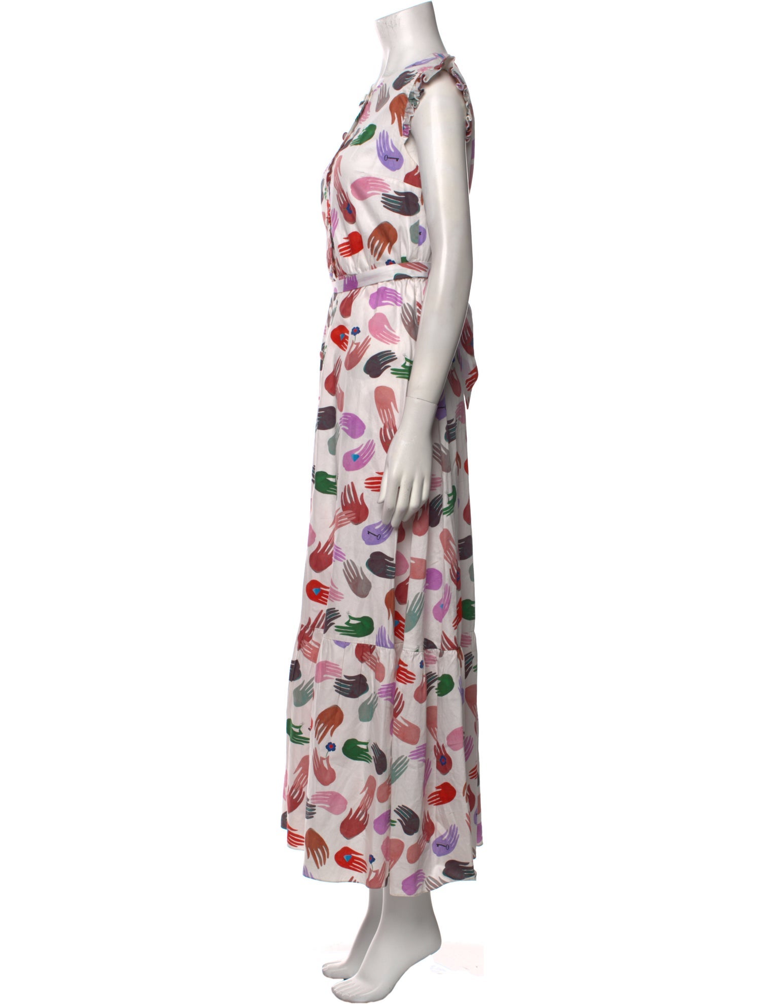 Borgo De Nor Floral Print Long Dress