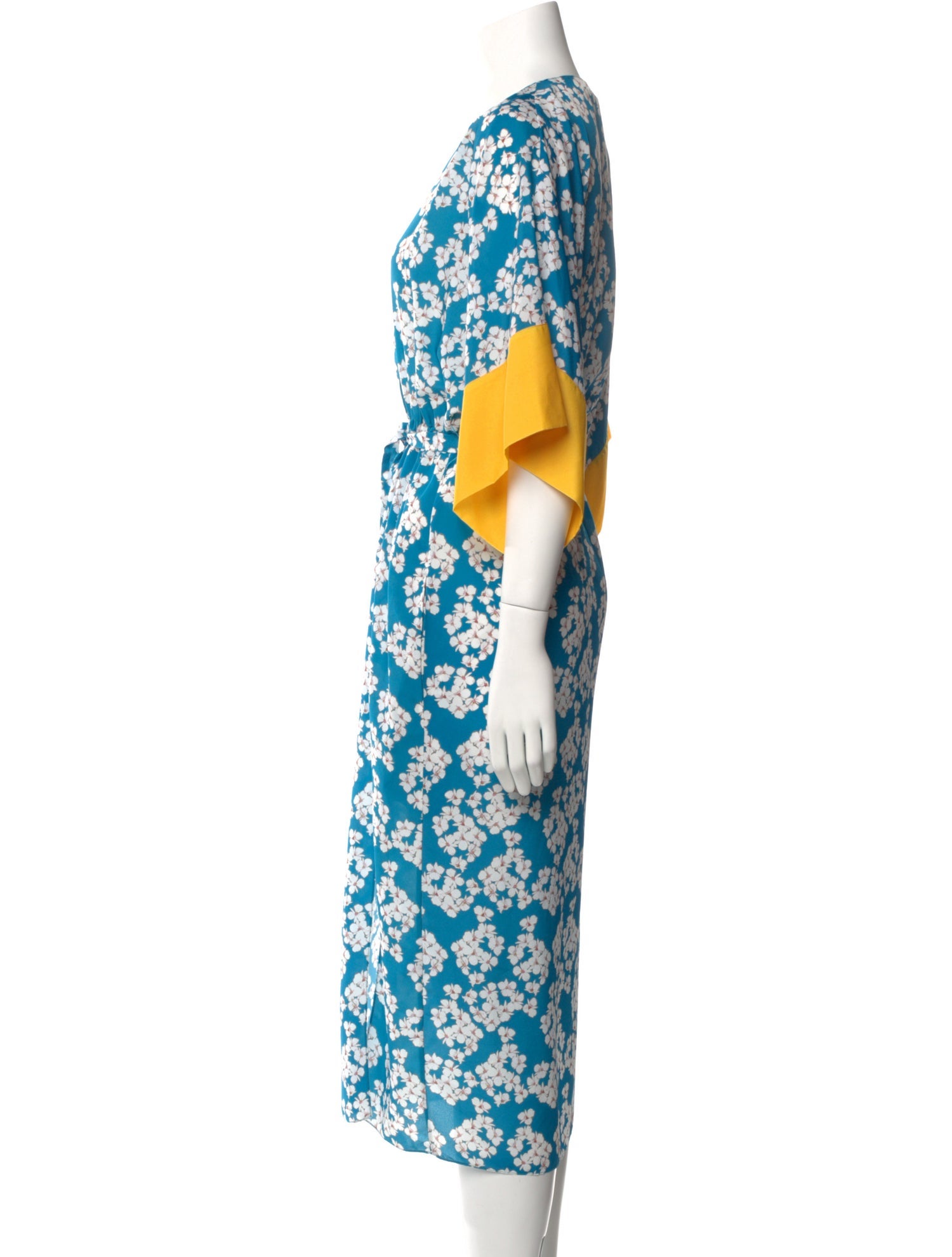 Borgo De Nor Floral Print Midi Length Dress