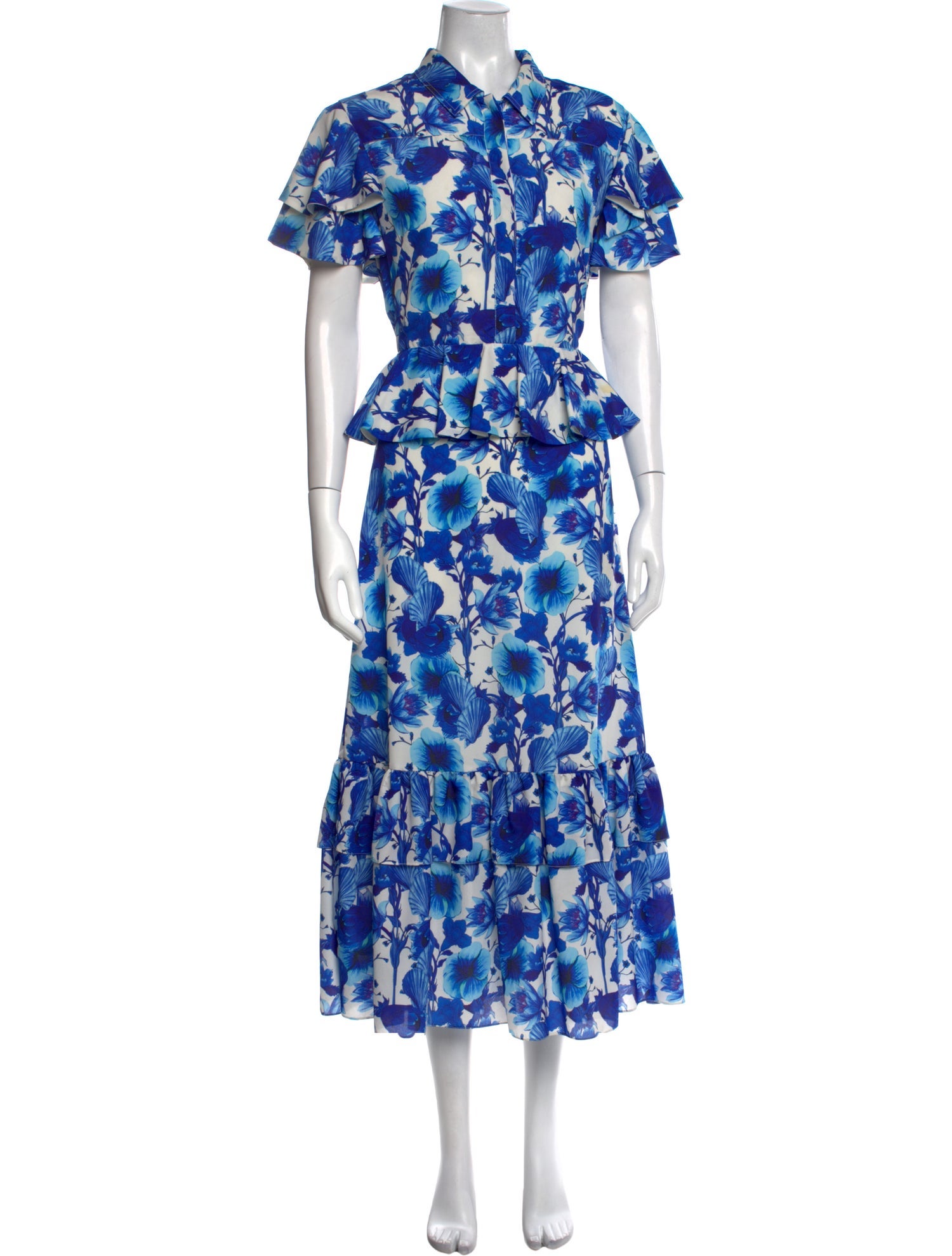 Borgo De Nor Floral Print Long Dress