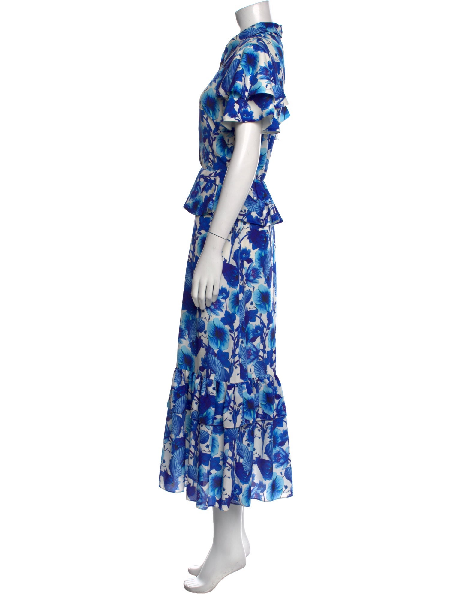Borgo De Nor Floral Print Long Dress