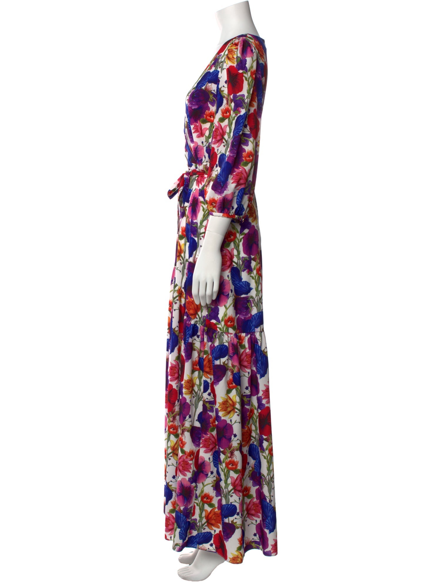 Borgo De Nor Floral Print Long Dress
