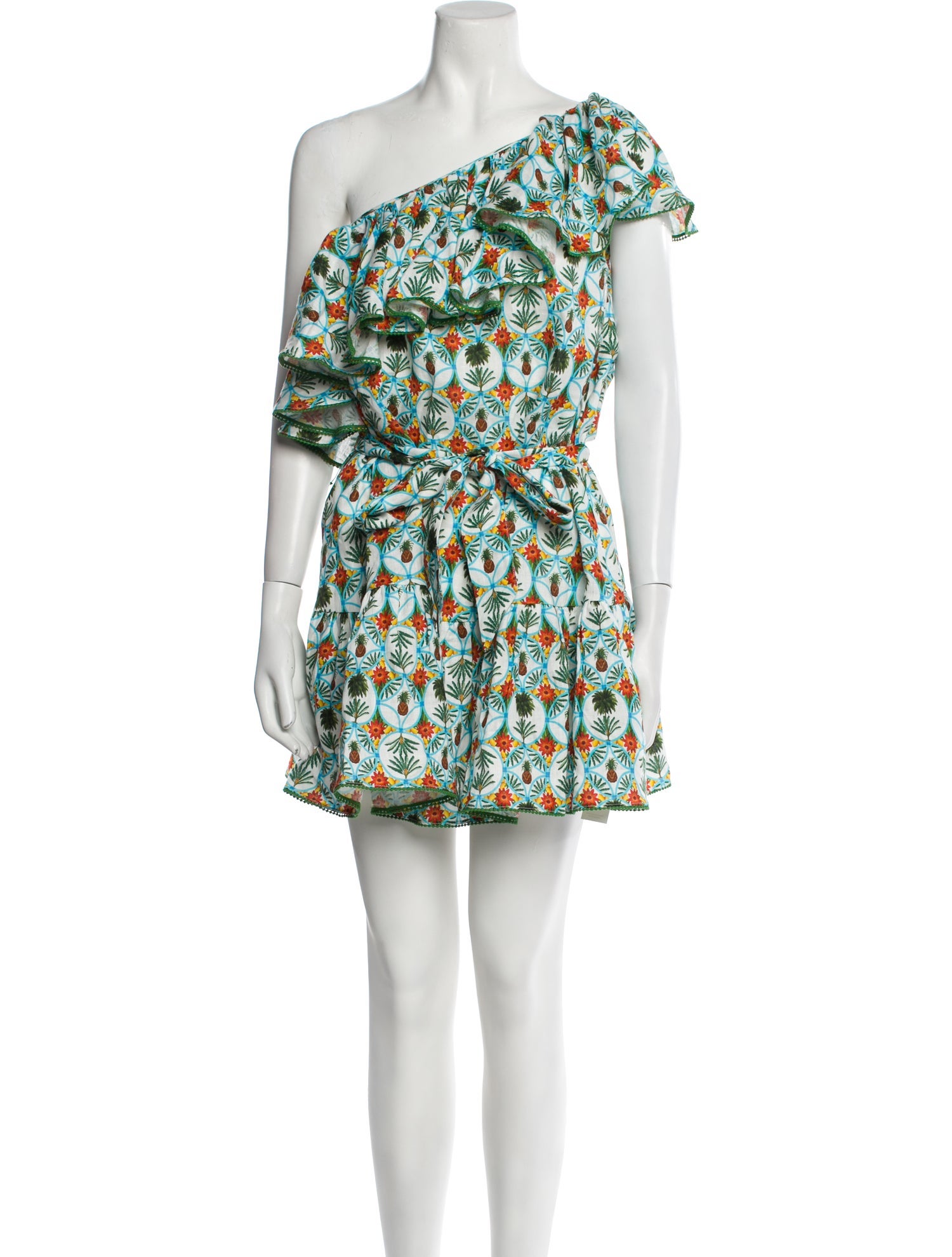 Borgo De Nor Linen Mini Dress