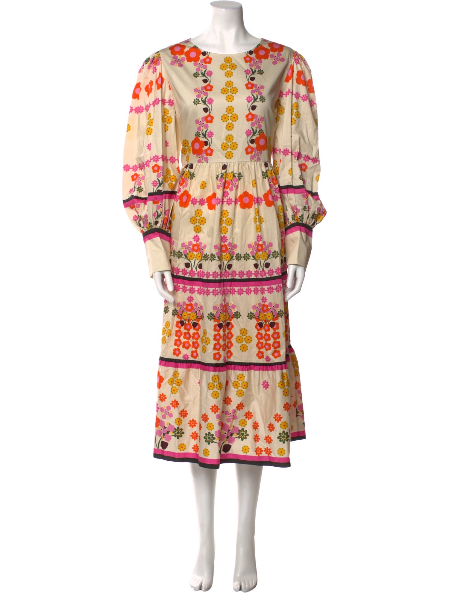 Borgo De Nor Floral Print Long Dress w/ Tags