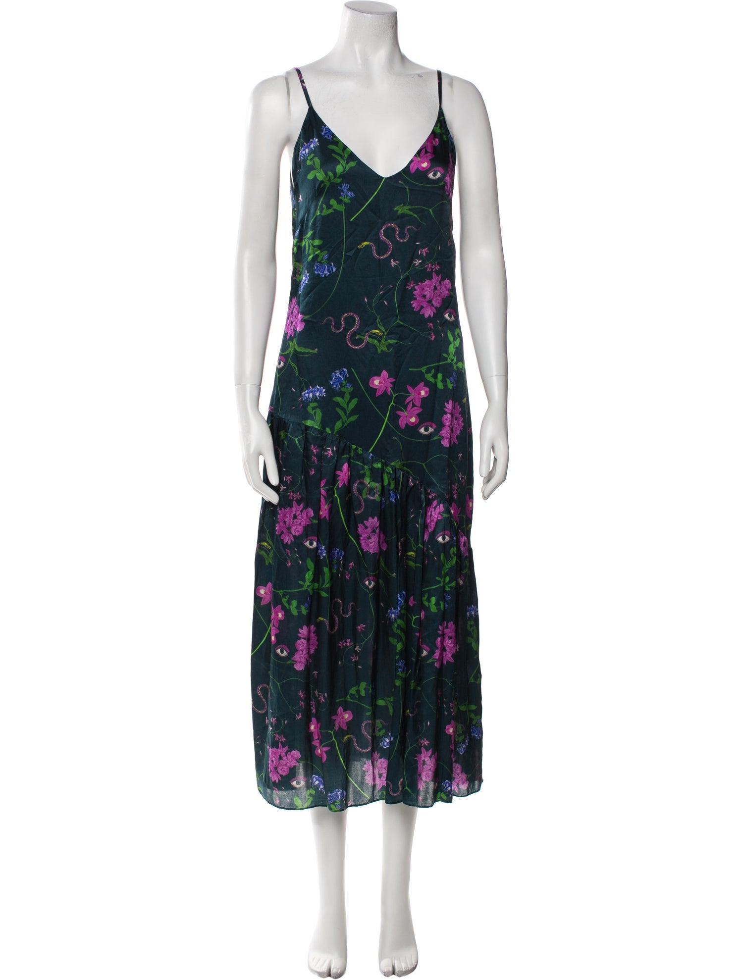 Borgo De Nor Floral Print Long Dress
