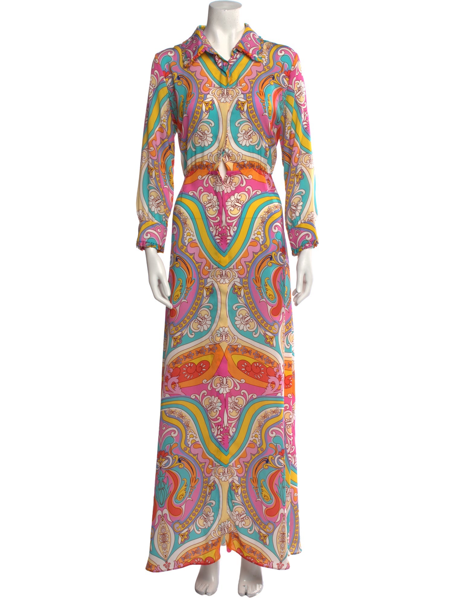 Borgo De Nor Paisley Print Long Dress