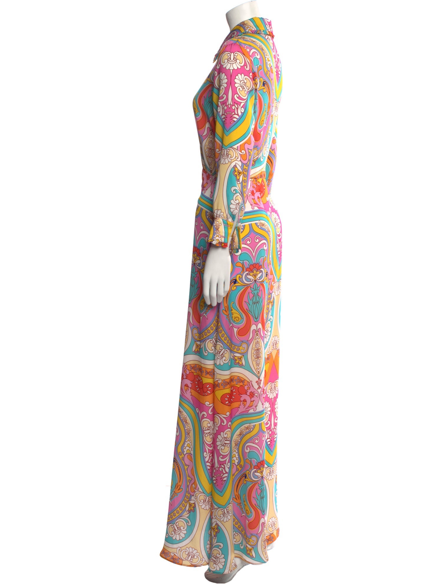 Borgo De Nor Paisley Print Long Dress