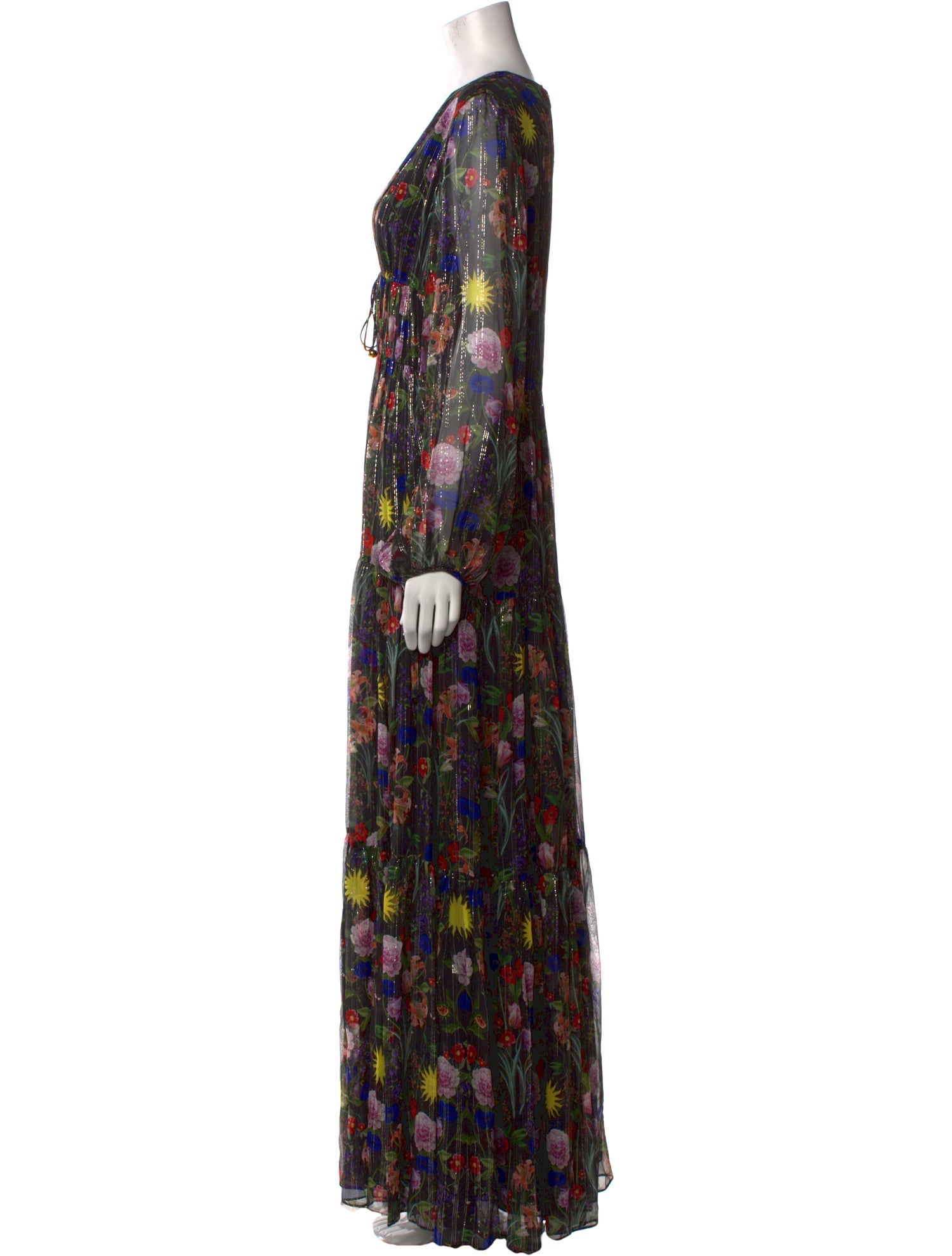 Borgo De Nor Silk Long Dress w/ Tags