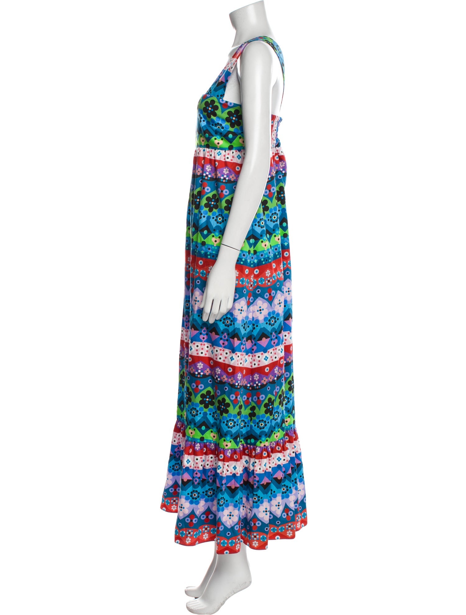 Borgo De Nor Printed Long Dress
