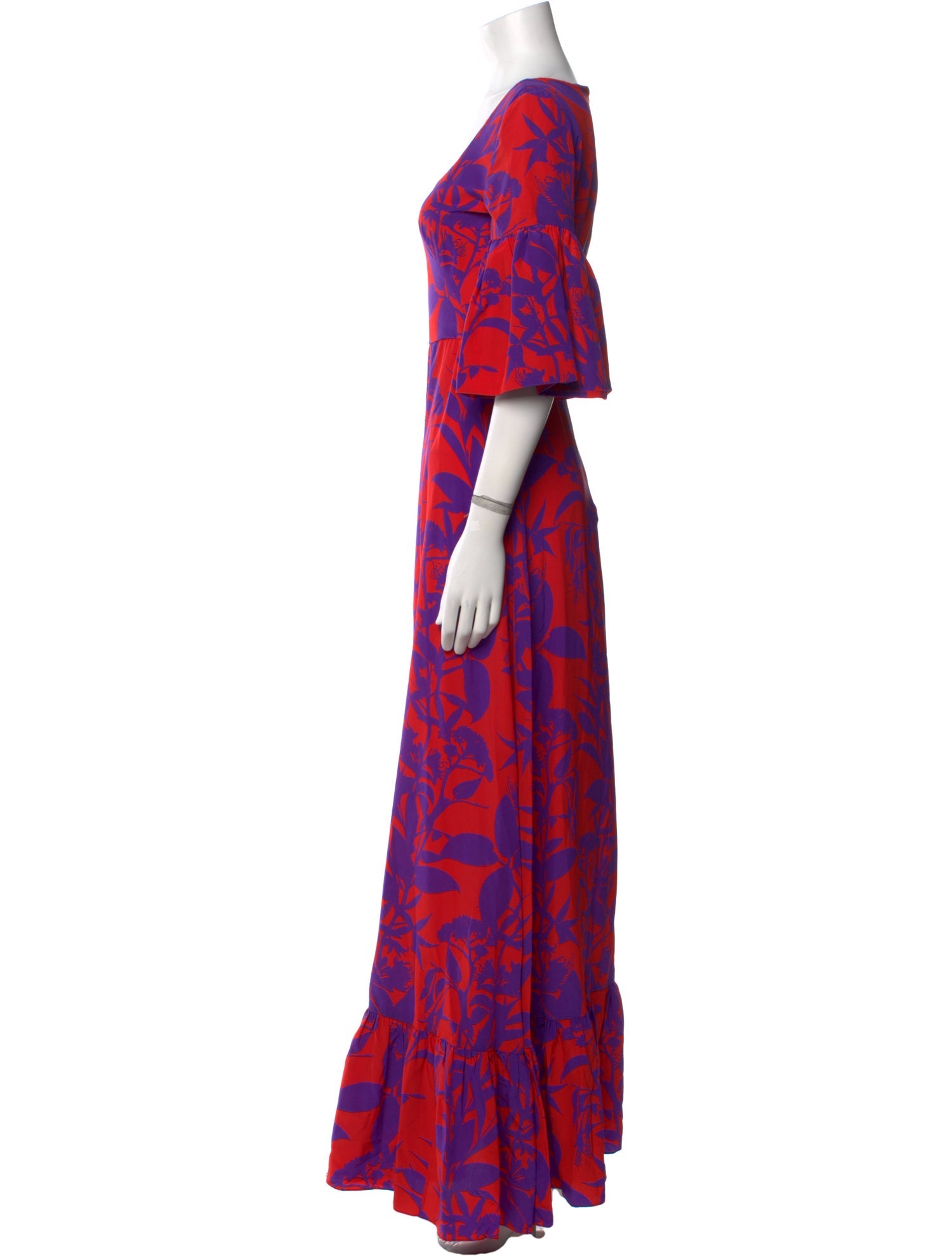 Borgo De Nor Silk Long Dress w/ Tags