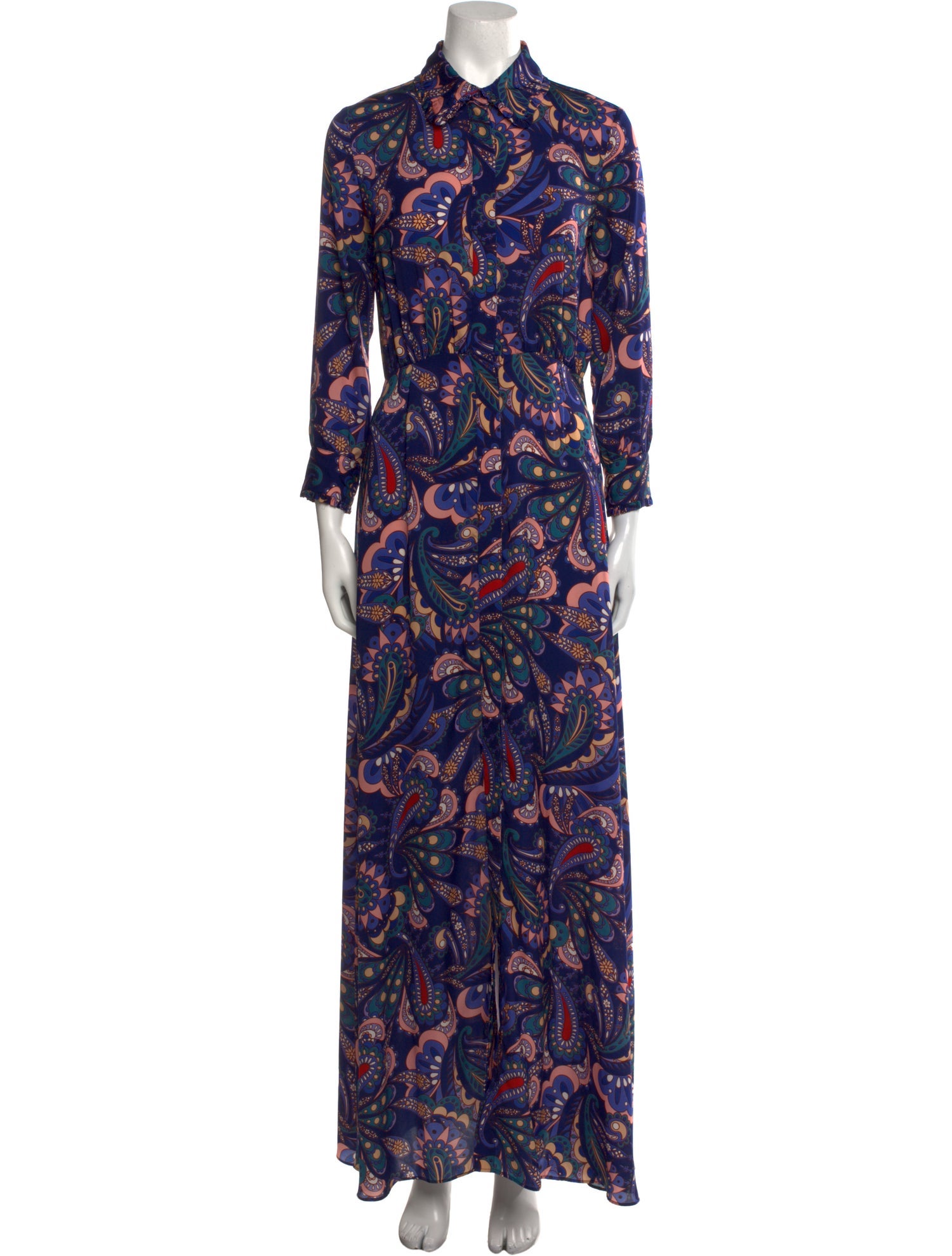 Borgo De Nor Paisley Print Long Dress