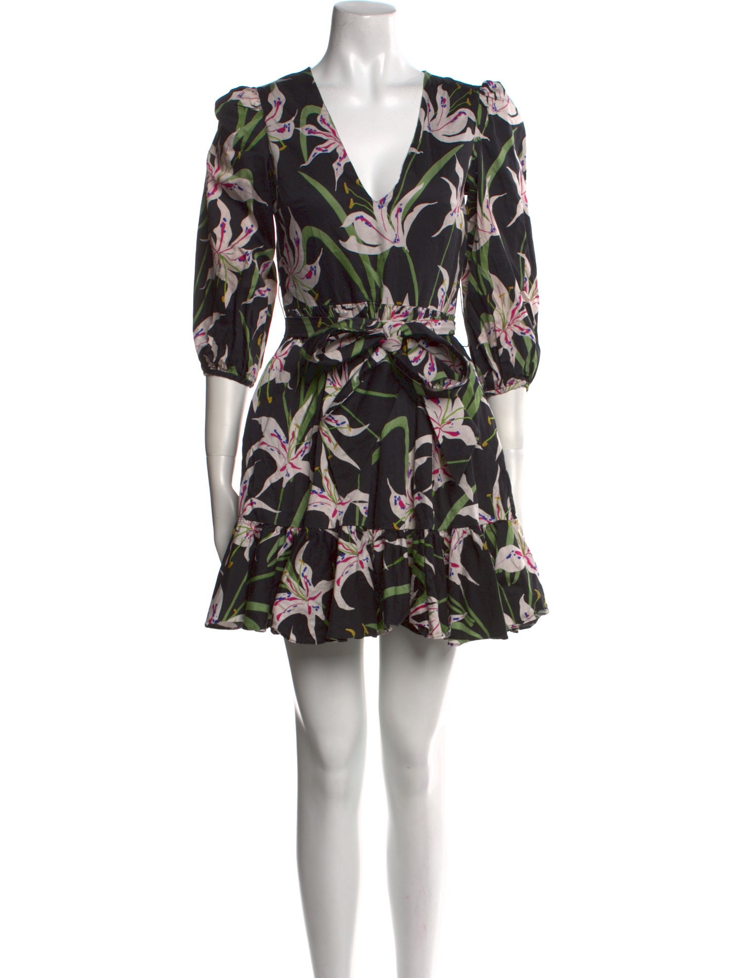 Borgo De Nor Floral Print Mini Dress