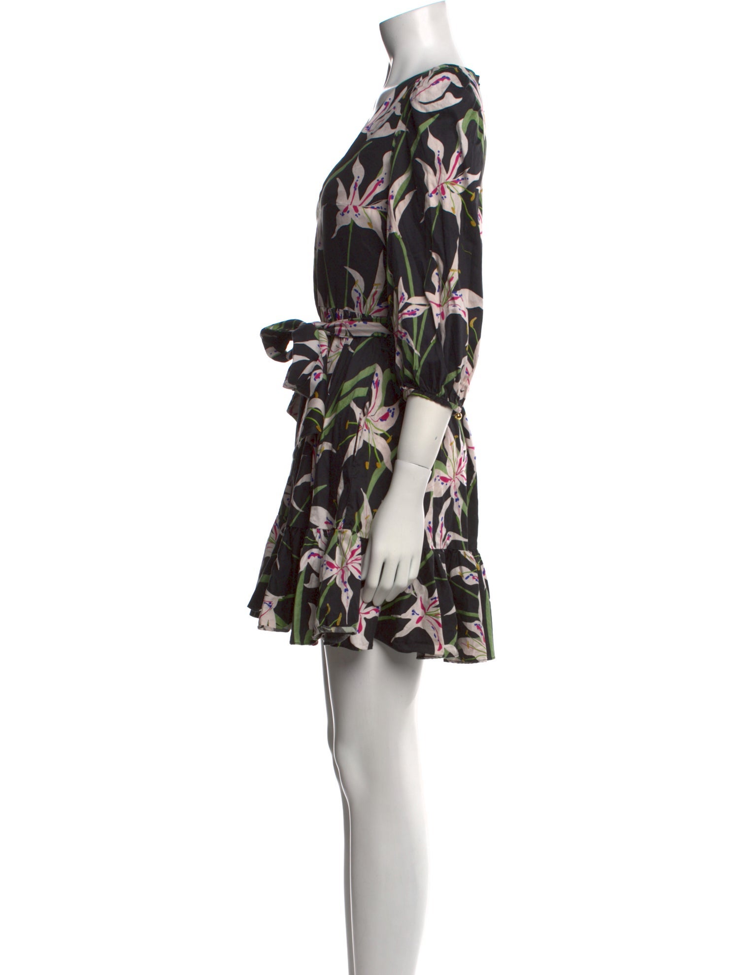 Borgo De Nor Floral Print Mini Dress