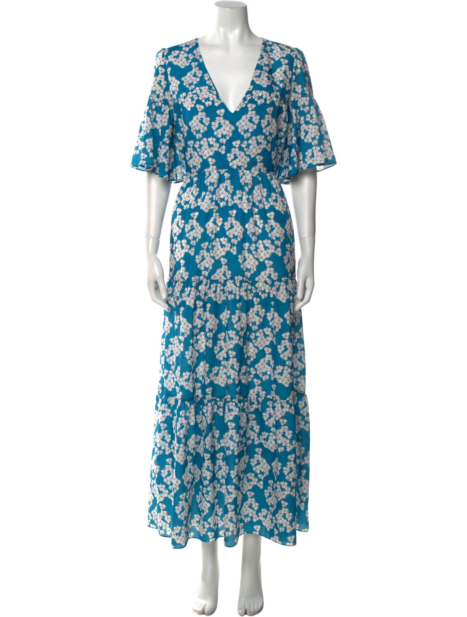 Borgo De Nor Floral Print Long Dress