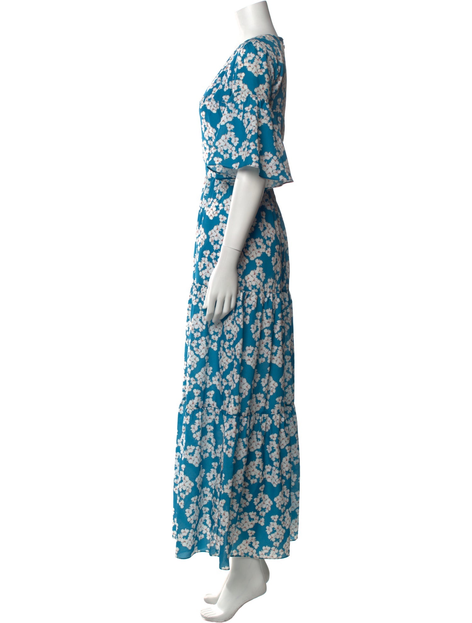 Borgo De Nor Floral Print Long Dress