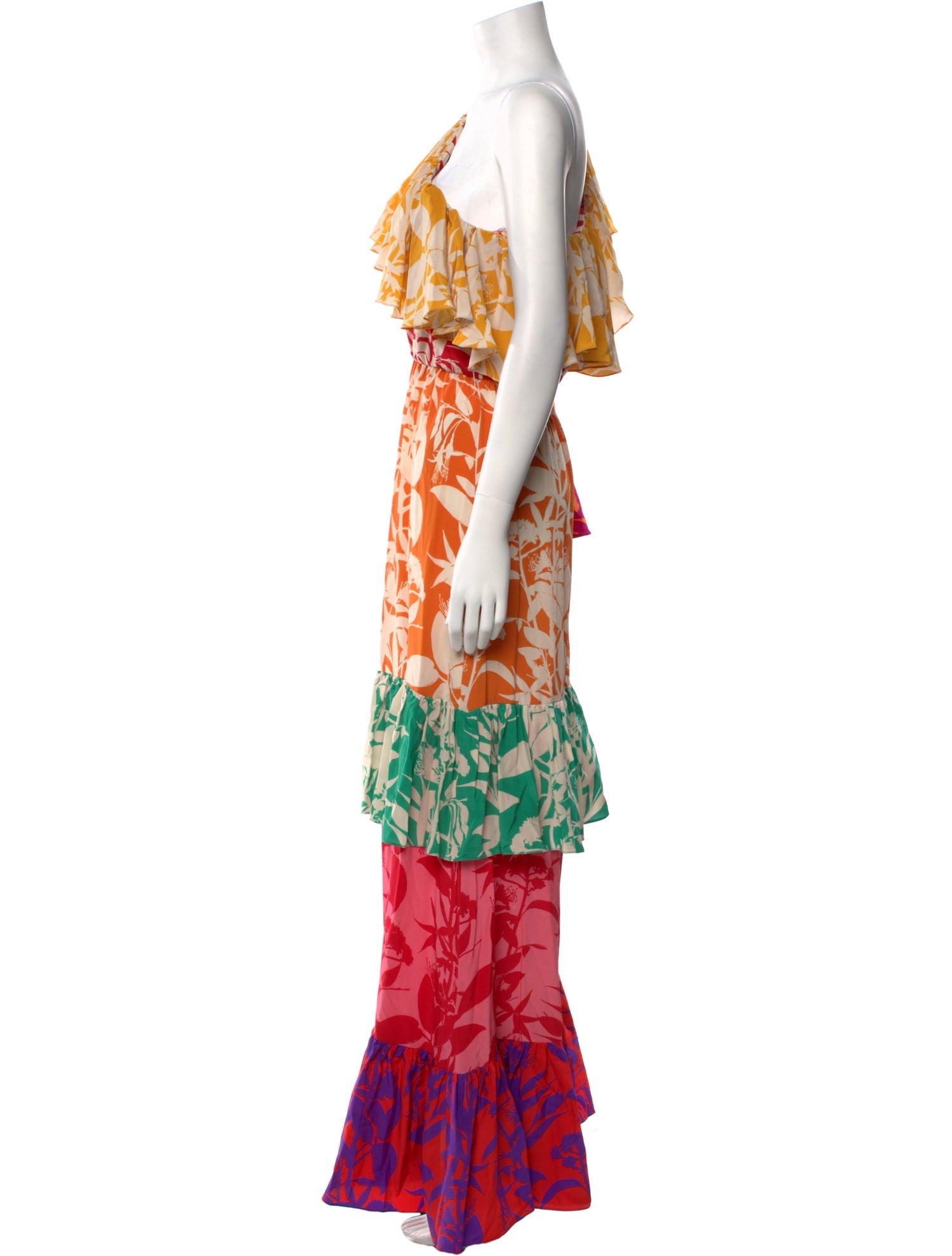 Borgo De Nor Silk Long Dress