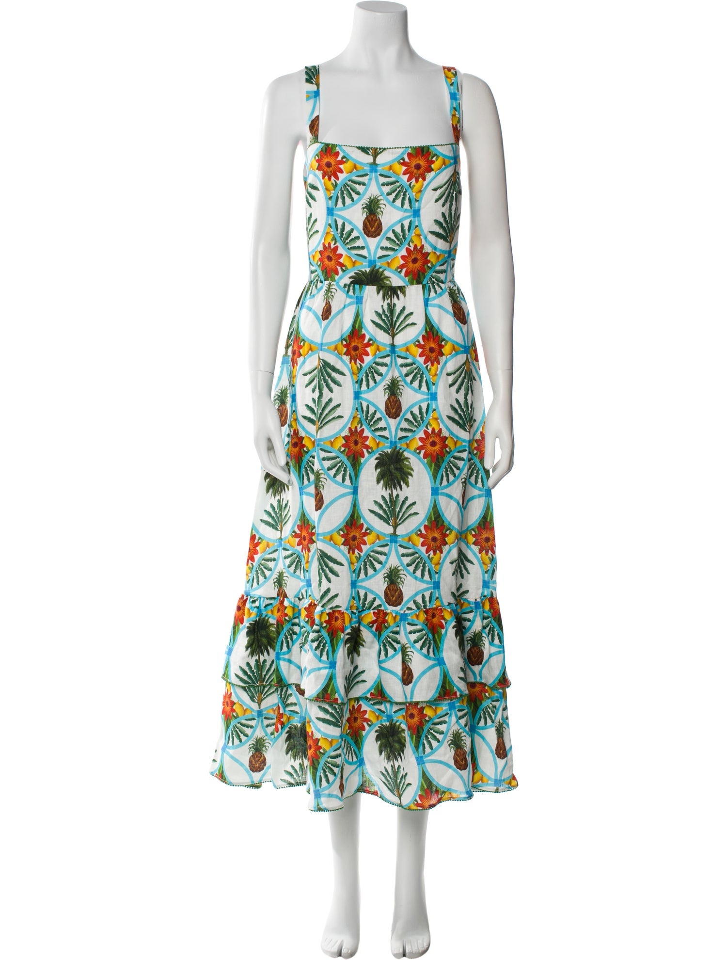 Borgo De Nor Linen Long Dress w/ Tags