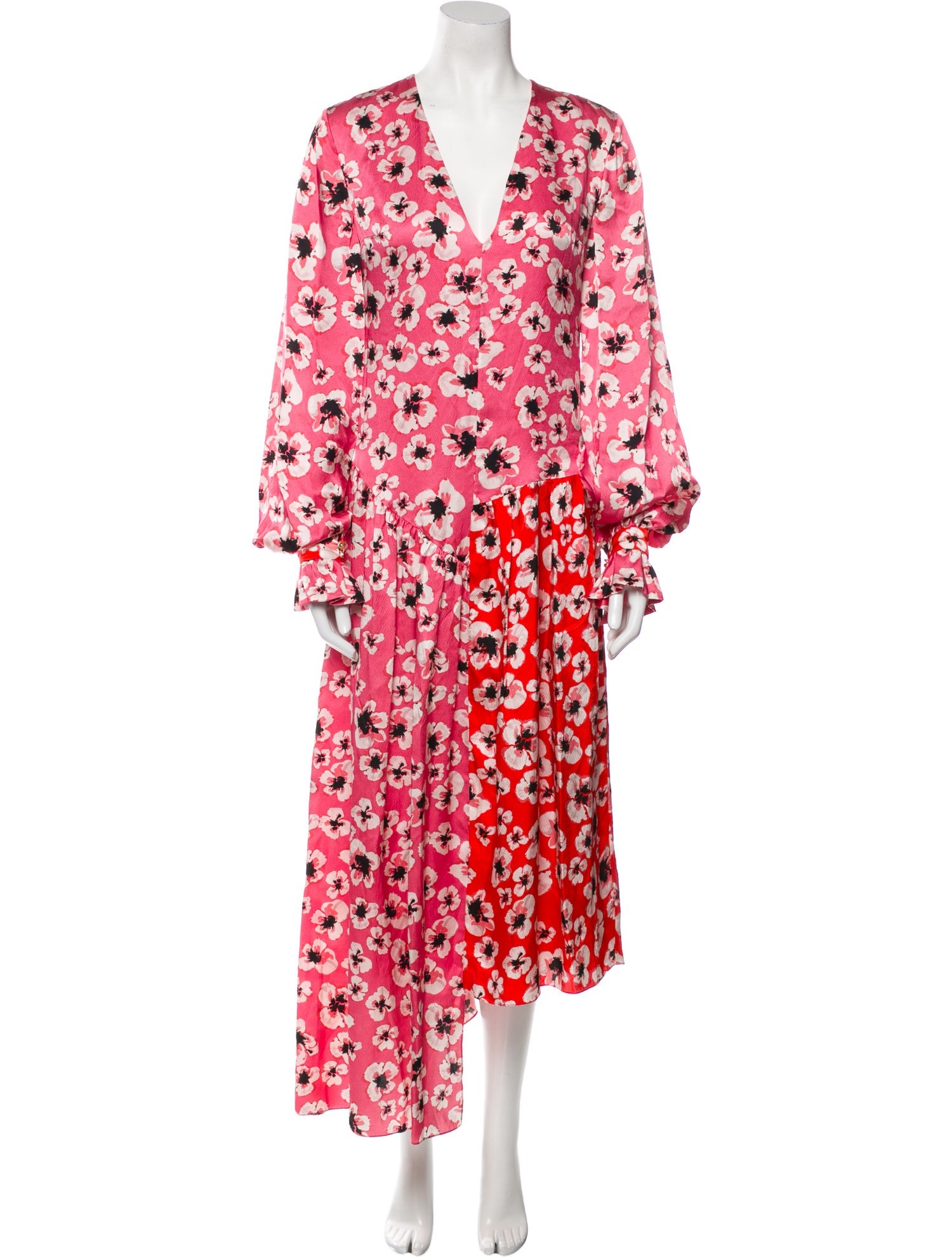 Borgo De Nor Silk Long Dress w/ Tags