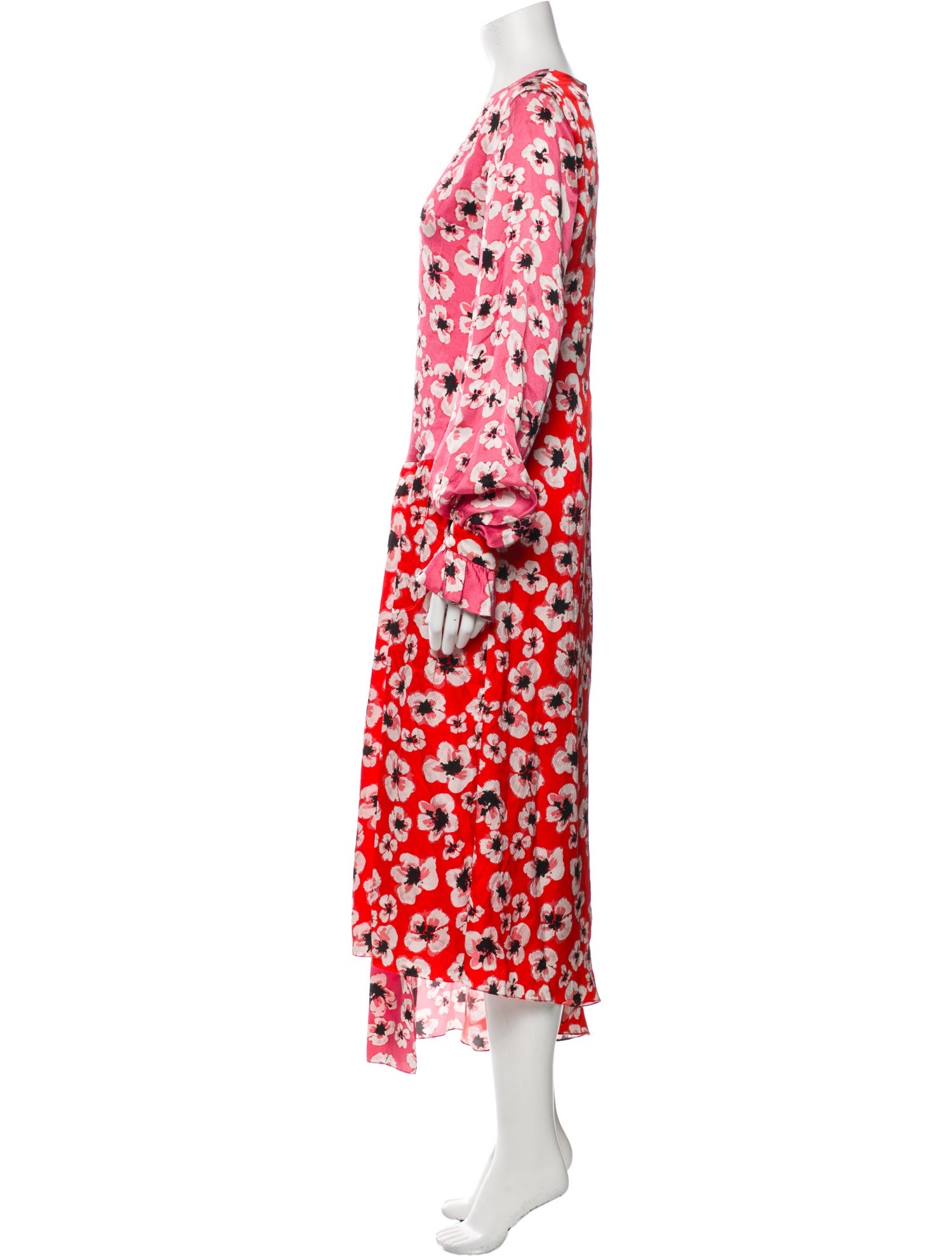 Borgo De Nor Silk Long Dress w/ Tags